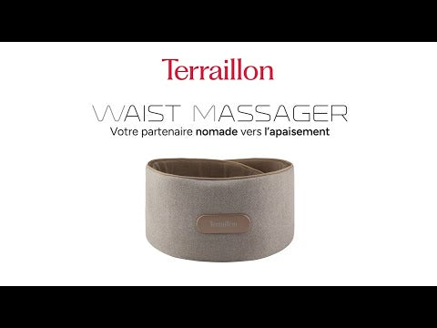 Load video: Waist Massager - Ceinture de massage chauffante dos et ventre - Terraillon