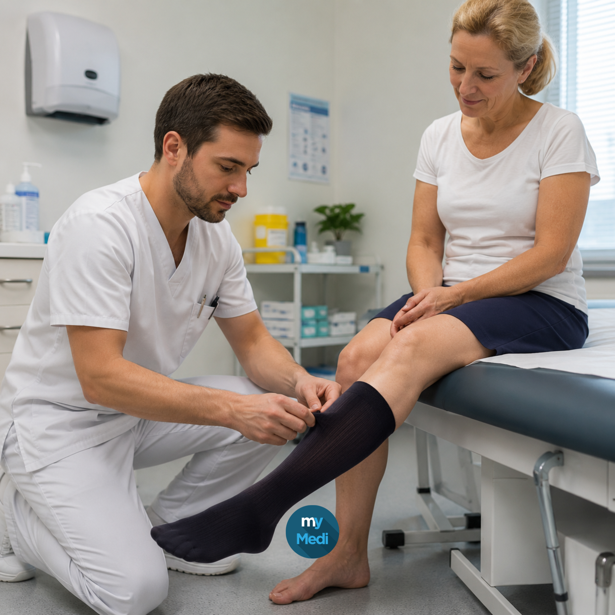 Chaussettes de compression pour infirmiers