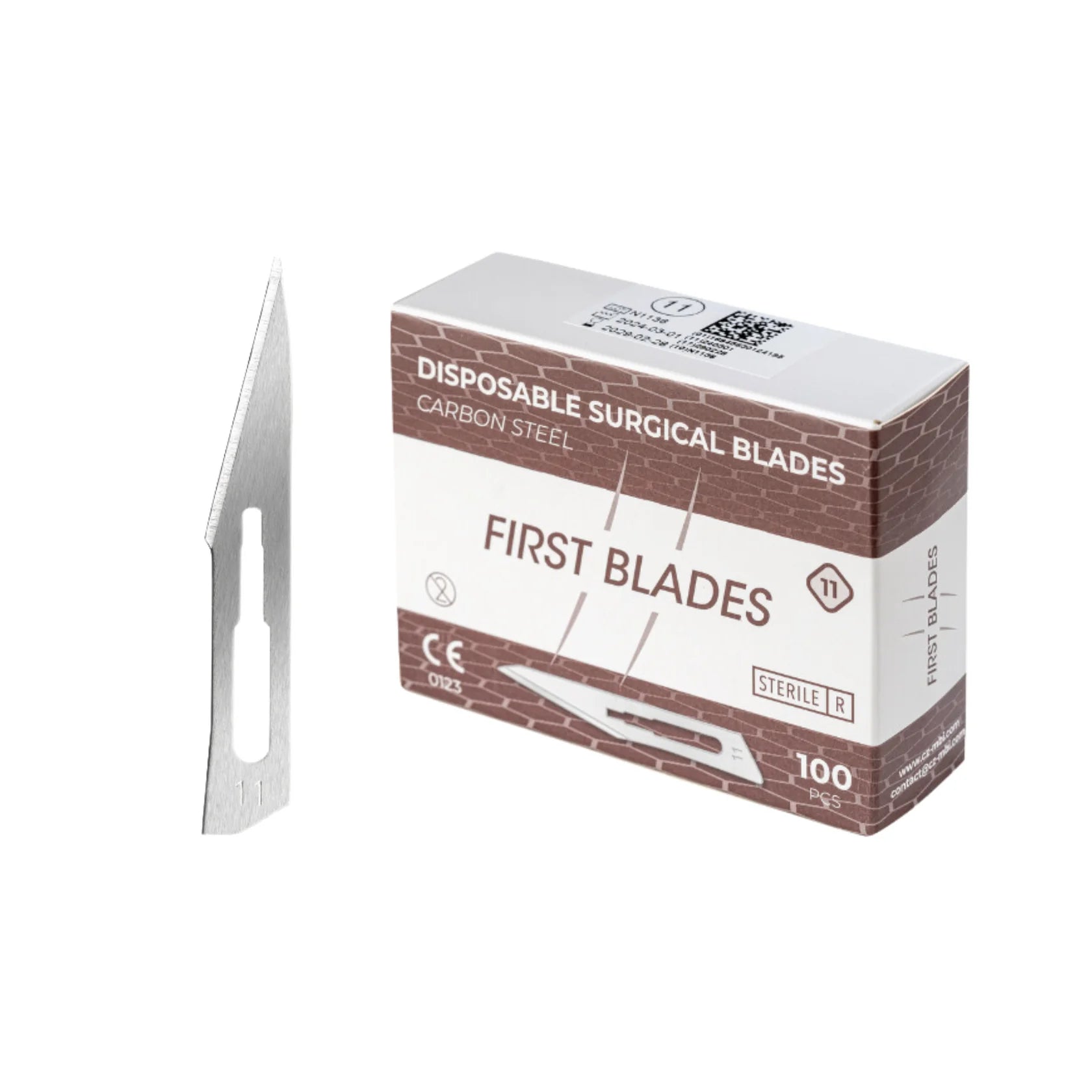 100 lames de bistouri stériles - First Blades - My Médical