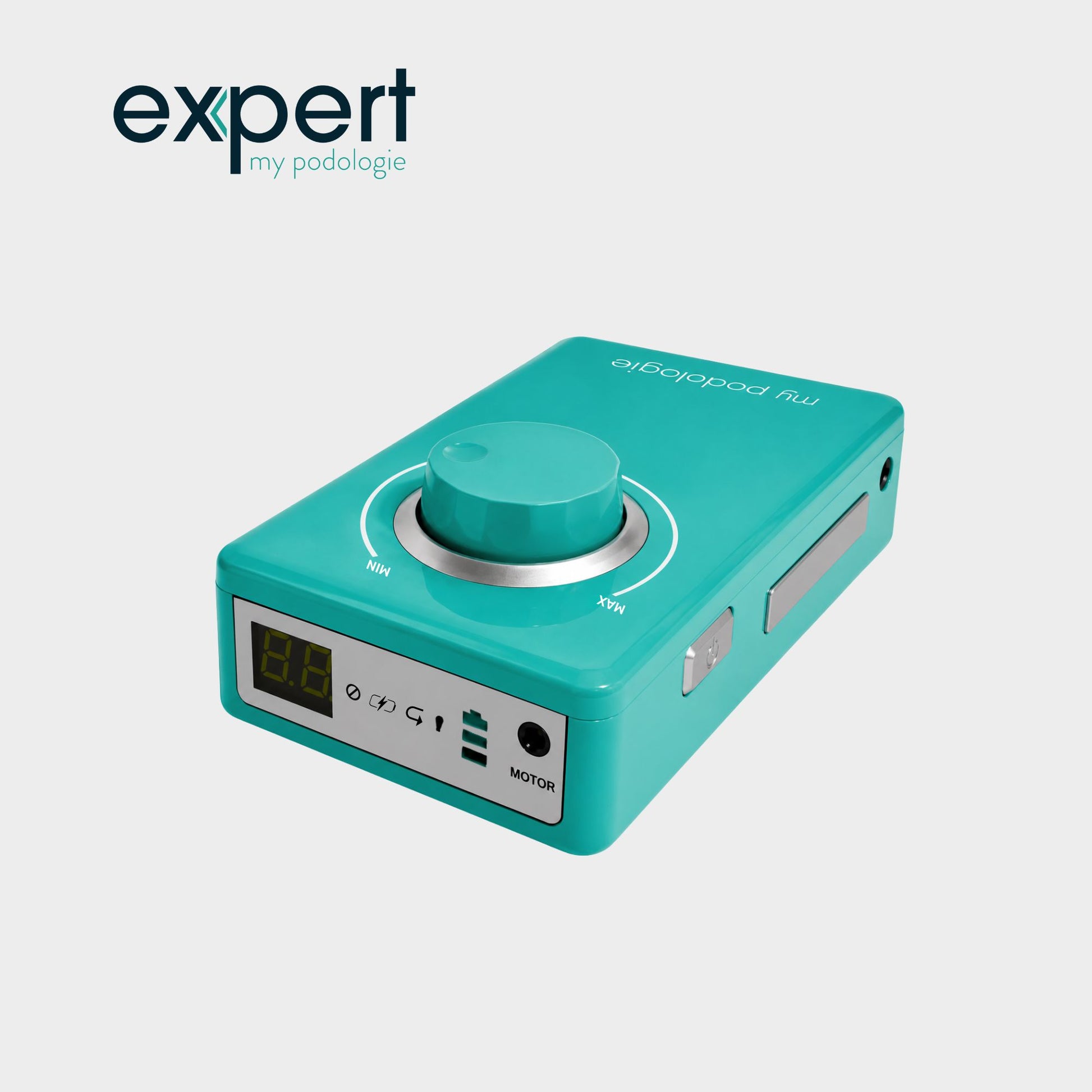 Micromoteur portable PODO38S - Vert Menthe - 30 000 tr/min - Avec pièce à main démontable - My Médical