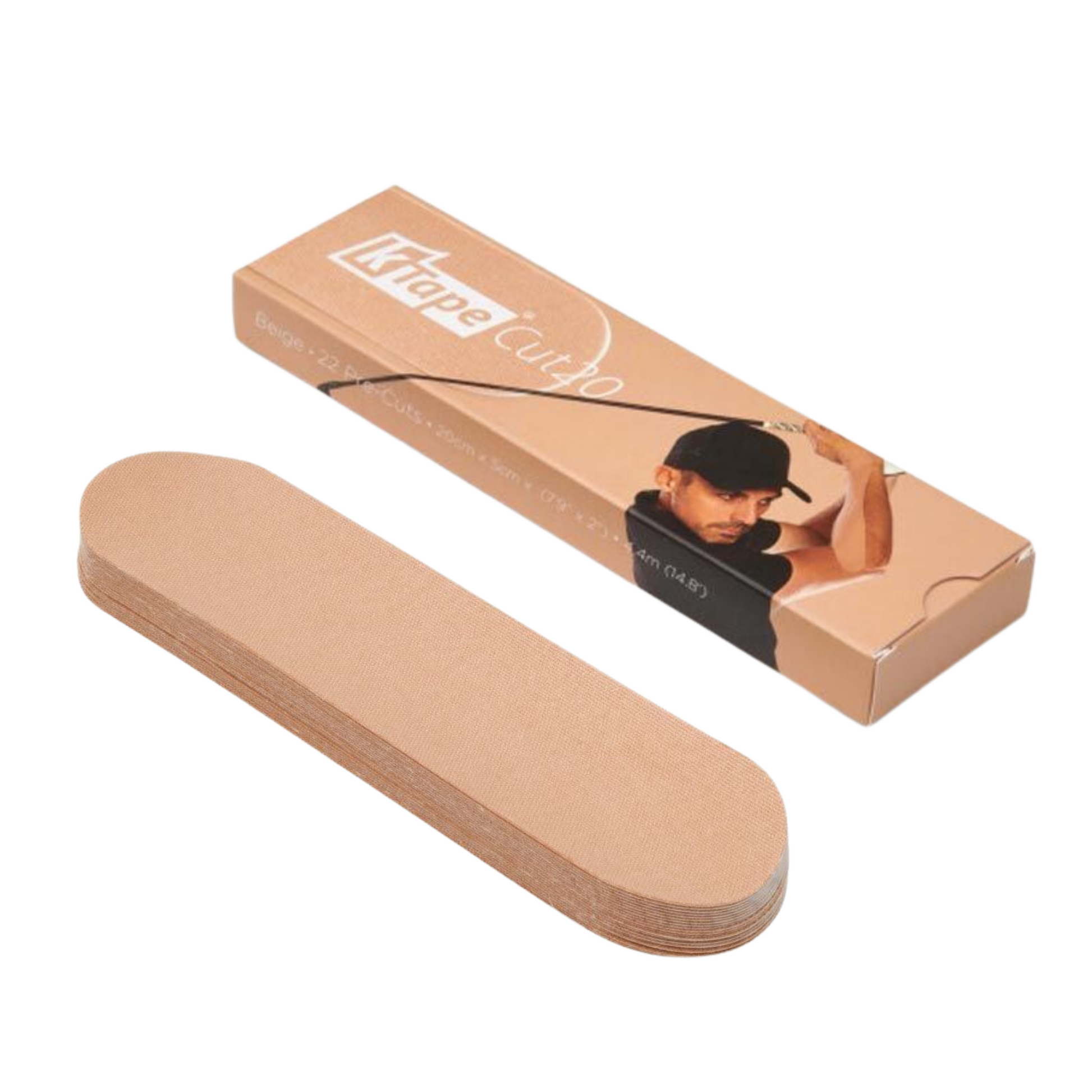 22 Bandes taping prédécoupées - 20 cm - K-Tape Cut - My Médical