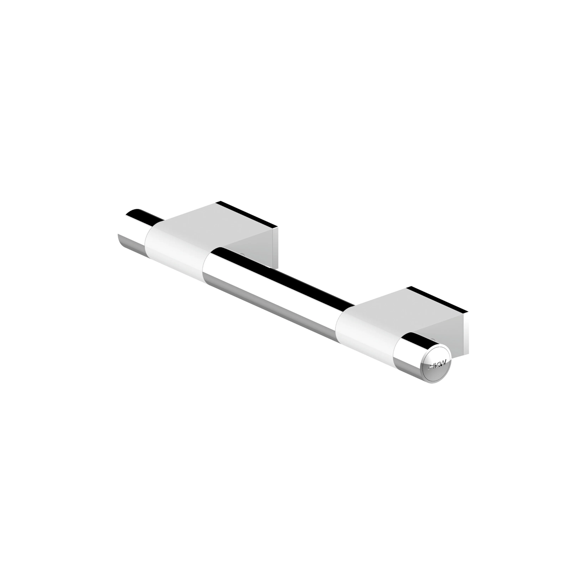 Straight Grab Bar - 3 dimensions - ONYX Duo White Finish - AKW