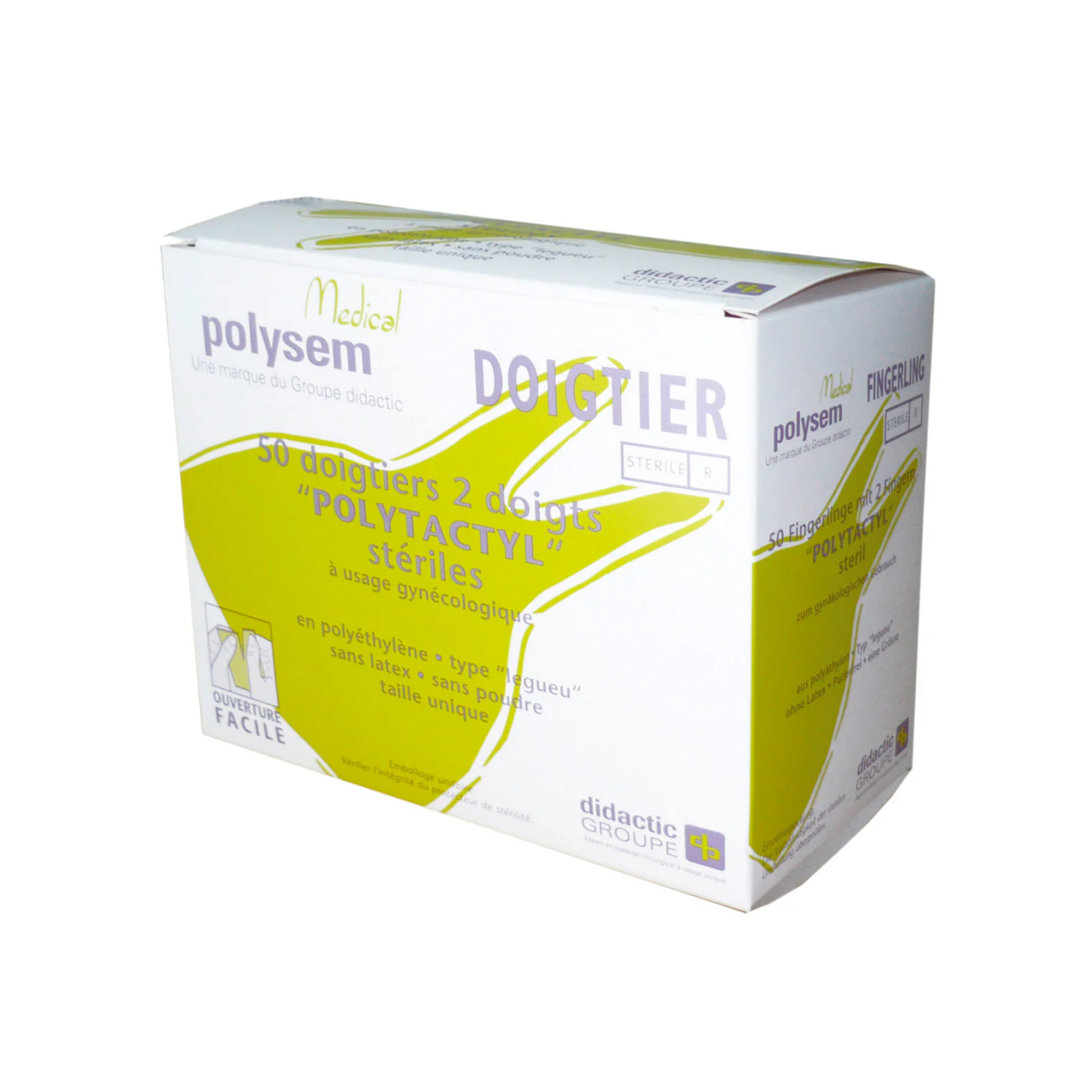 Doigtier 2 Doigts Polytactyl (2 types) - DIDACTIC - My Médical