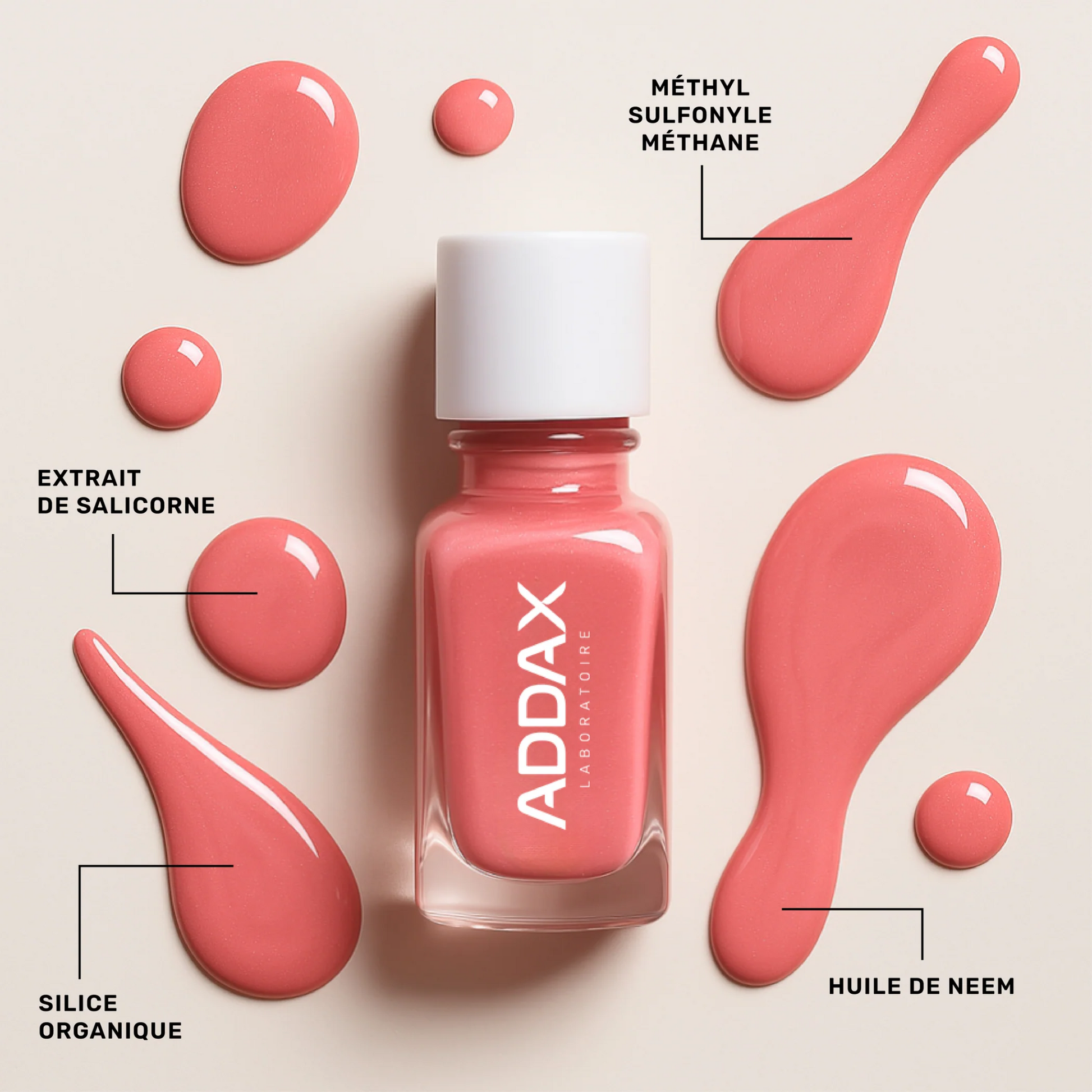 AIRCOLOR® - Vernis Soin Respirant - Plusieurs Coloris - 11 ml - Laboratoire Addax - My Médical
