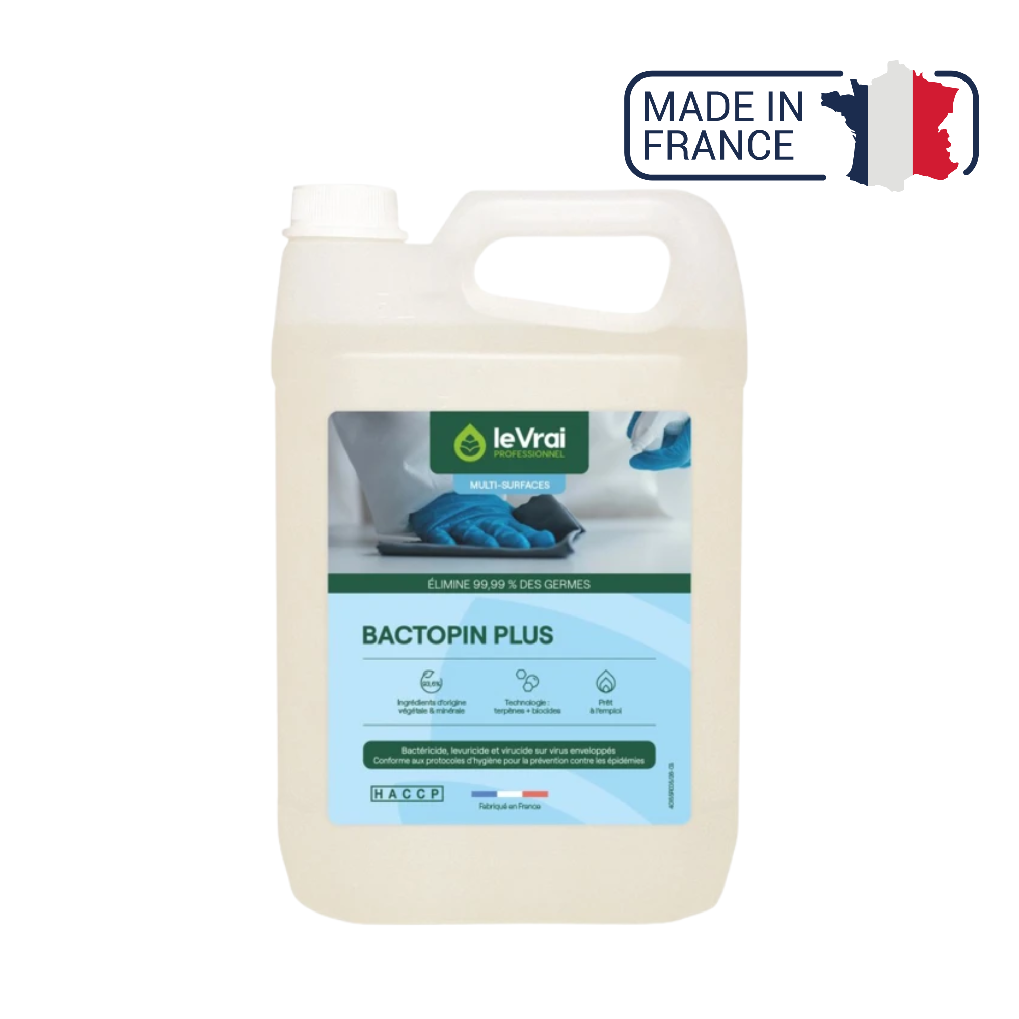 Bactopin Plus - 750 mL to 5 L - The Real Professional