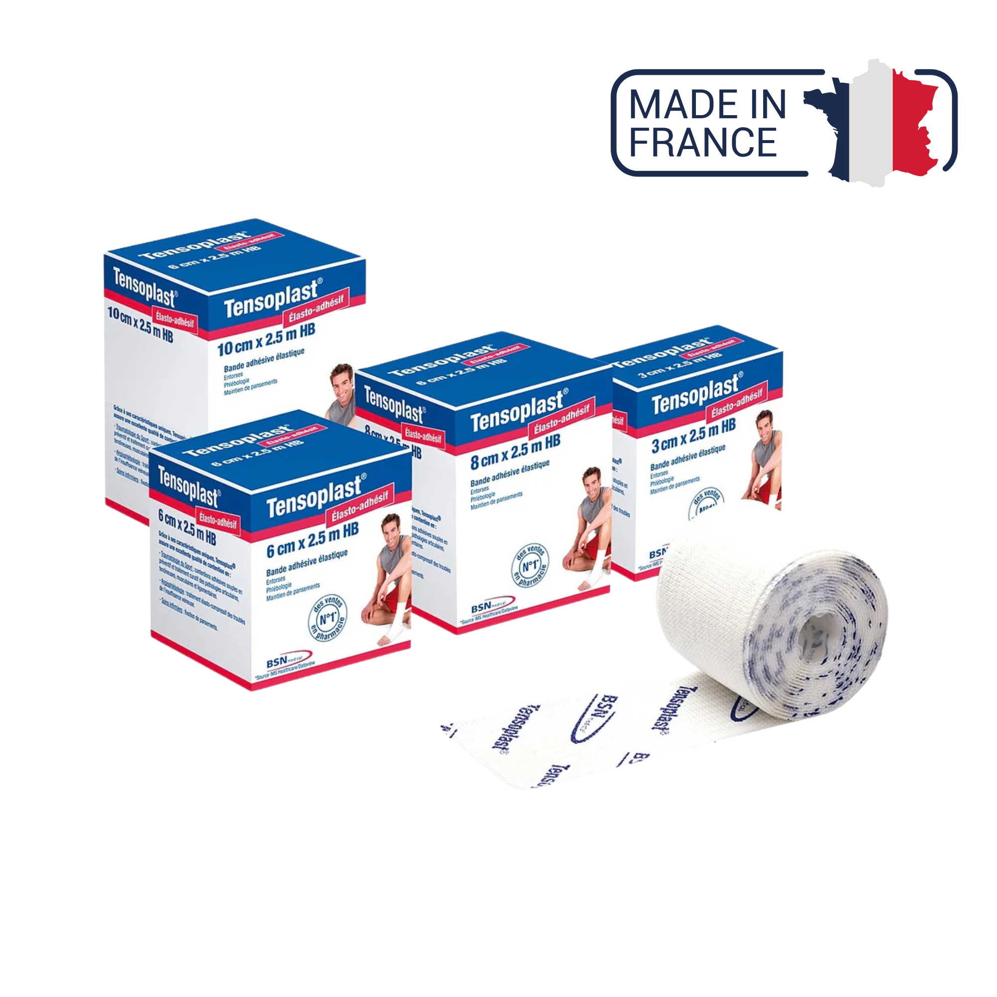 Tensoplast Elasto-adhesive - 4 dimensions - BSN Medical