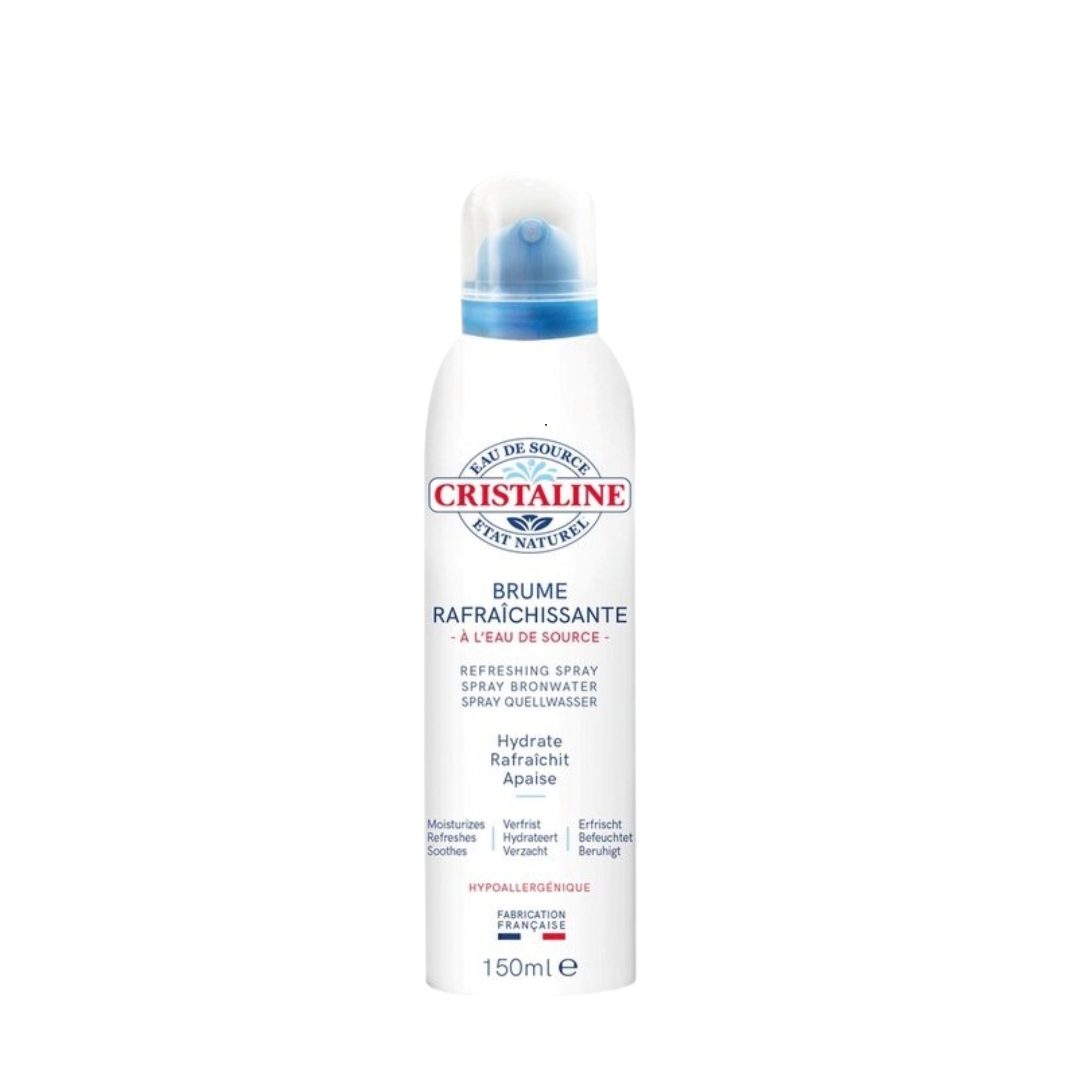 Brumisateur d'eau de source - 2 contenances - Cristaline