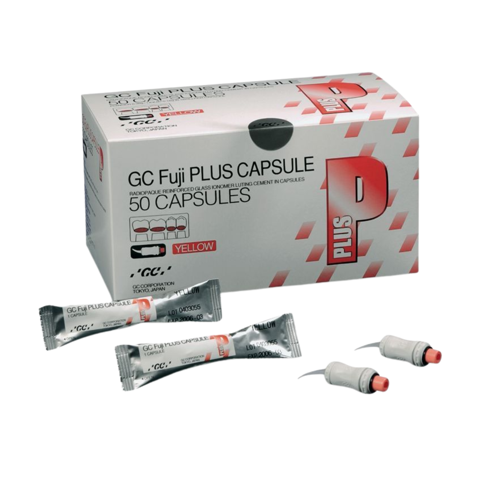 Ciment Définitif Fuji Plus - 50 Capsules - GC