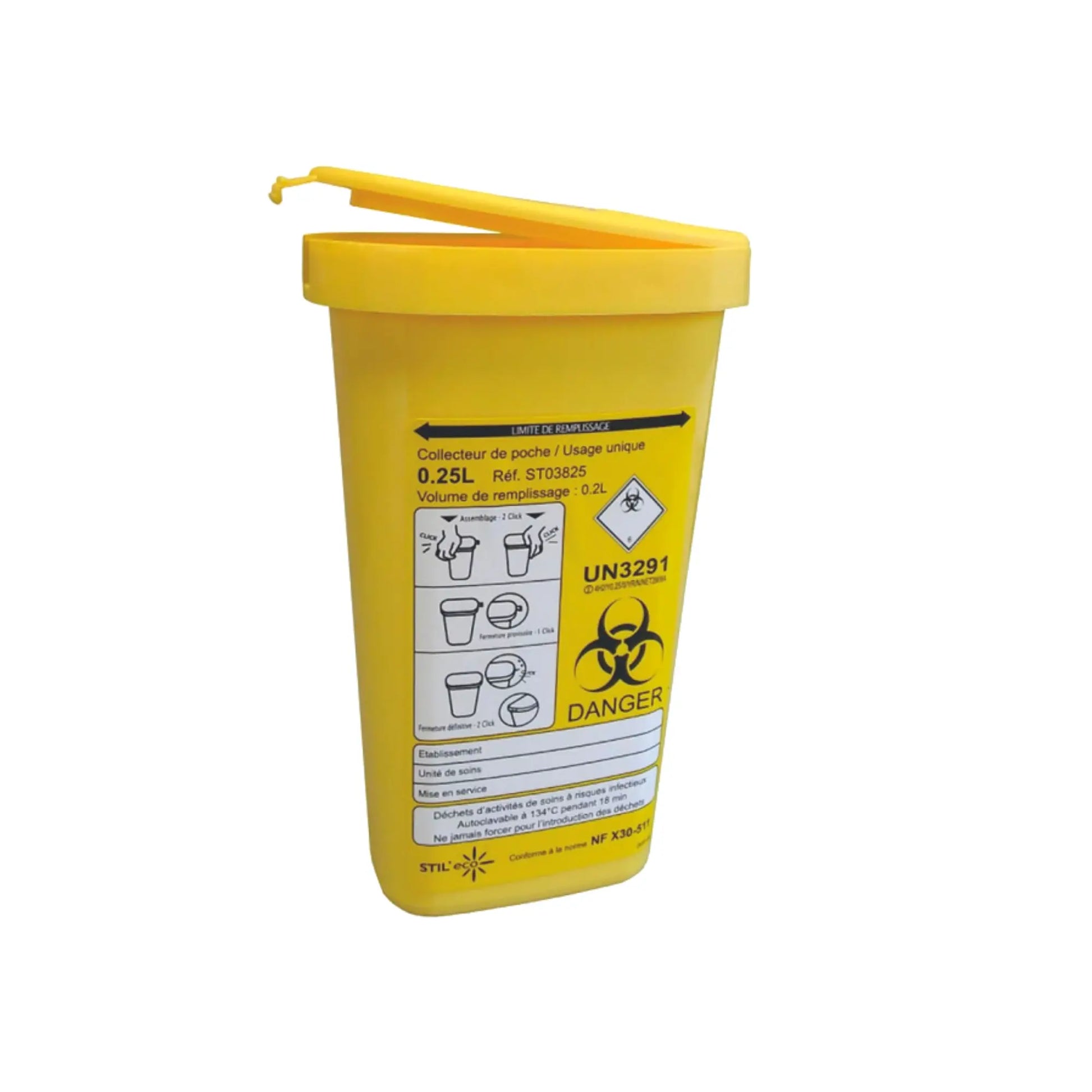 Collecteur de Dechets Perforants Pocket - Stil'eco - My Médical