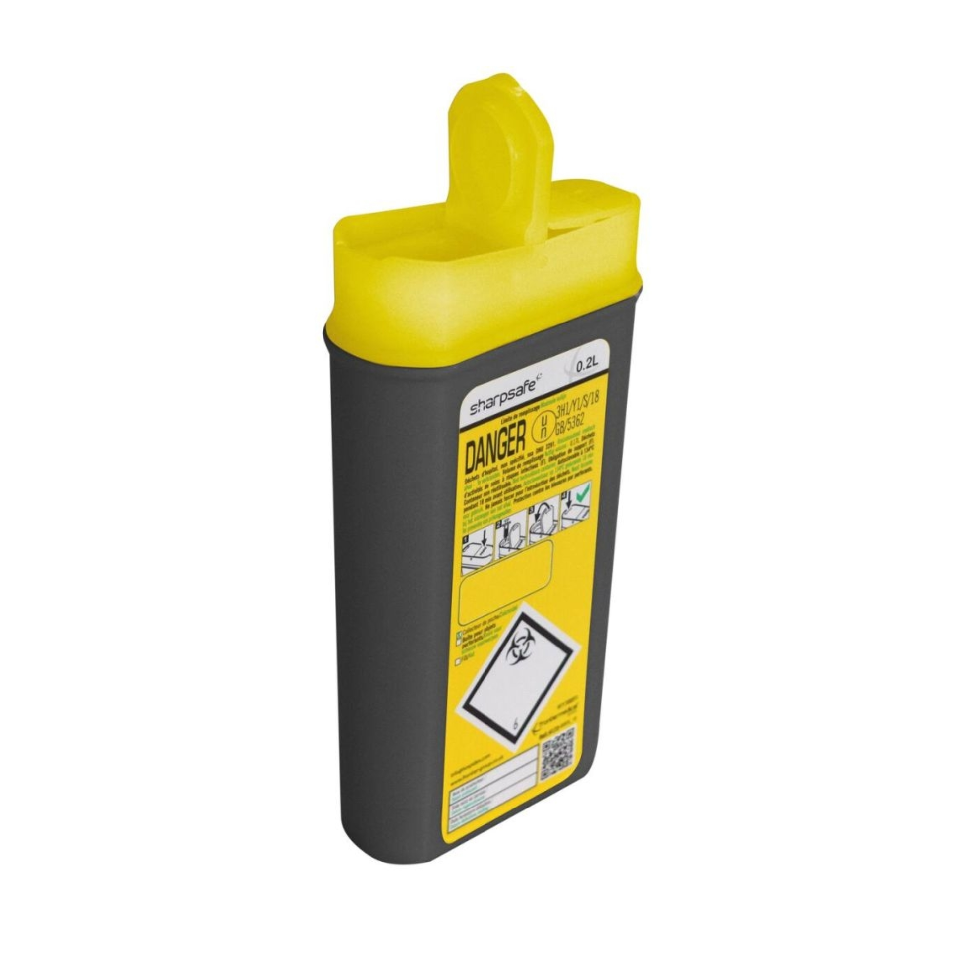 Collecteur de Dechets Sharpsafe - Hospidex - My Médical
