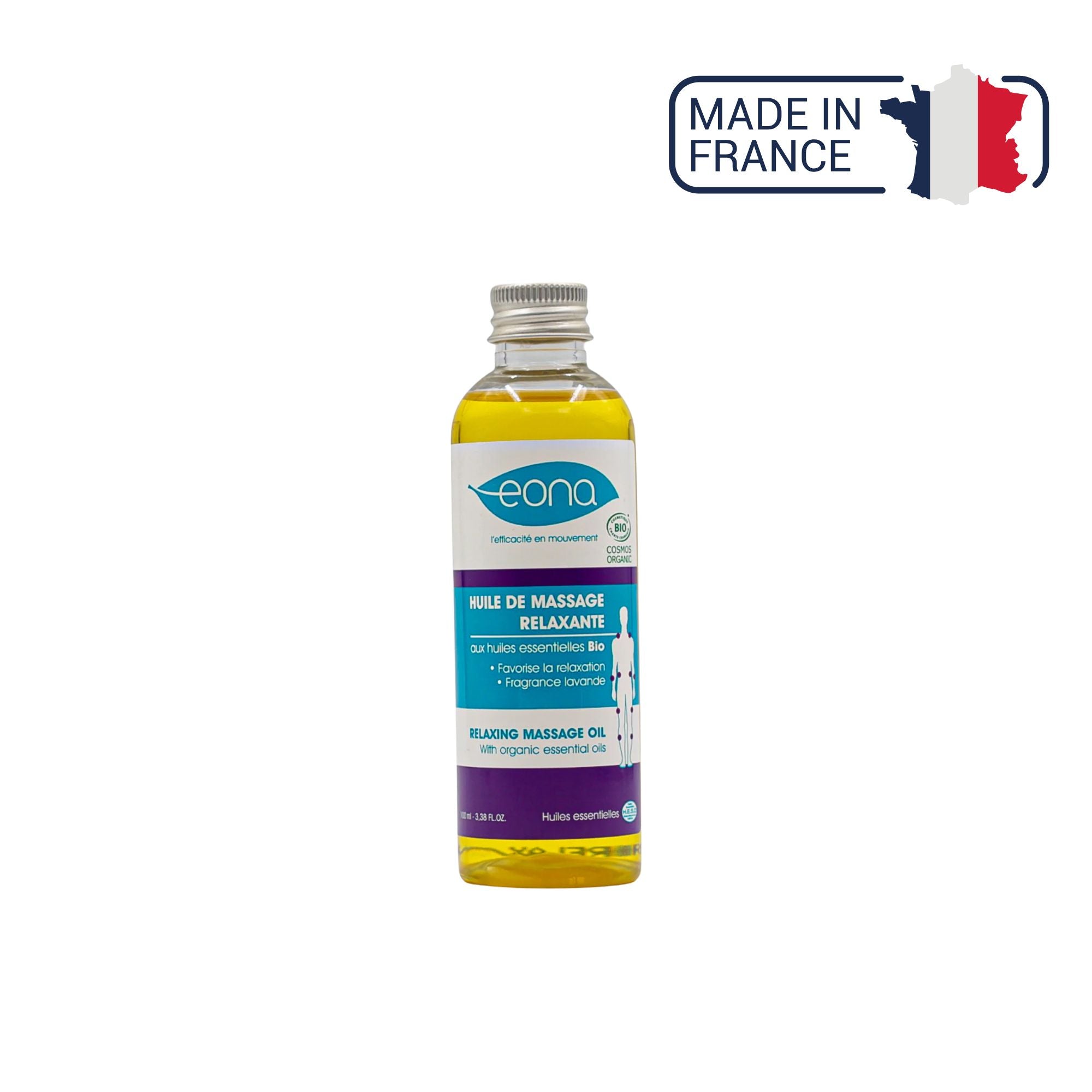 Massage oil - Relaxing - Organic - Eona