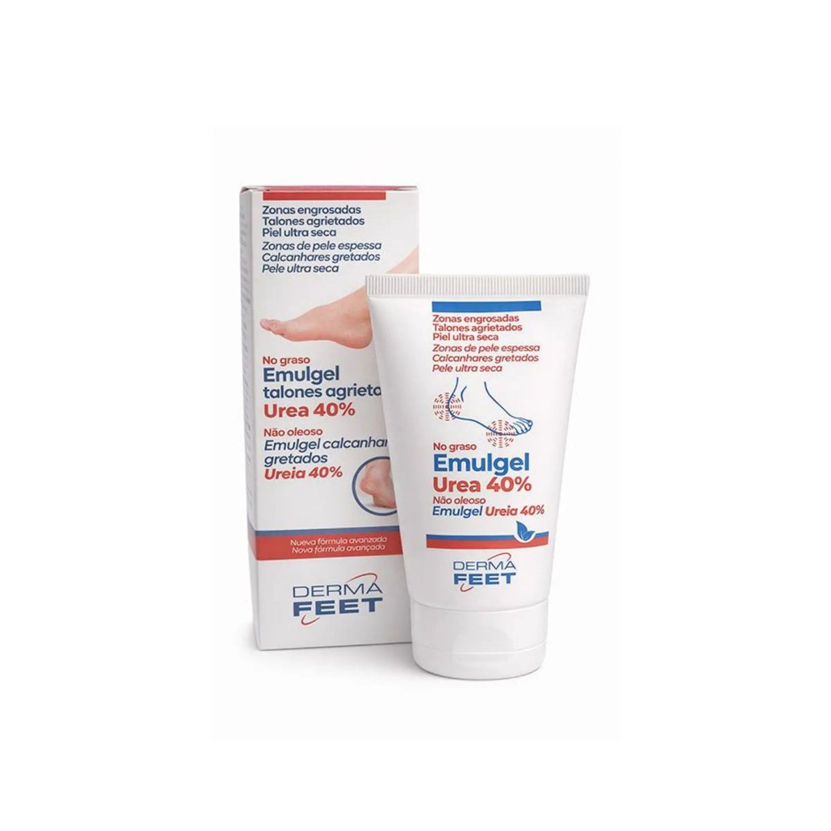 Crème Emulgel Dermafeet Urée 40% - deux contenances - Herbitas Dermafeet 