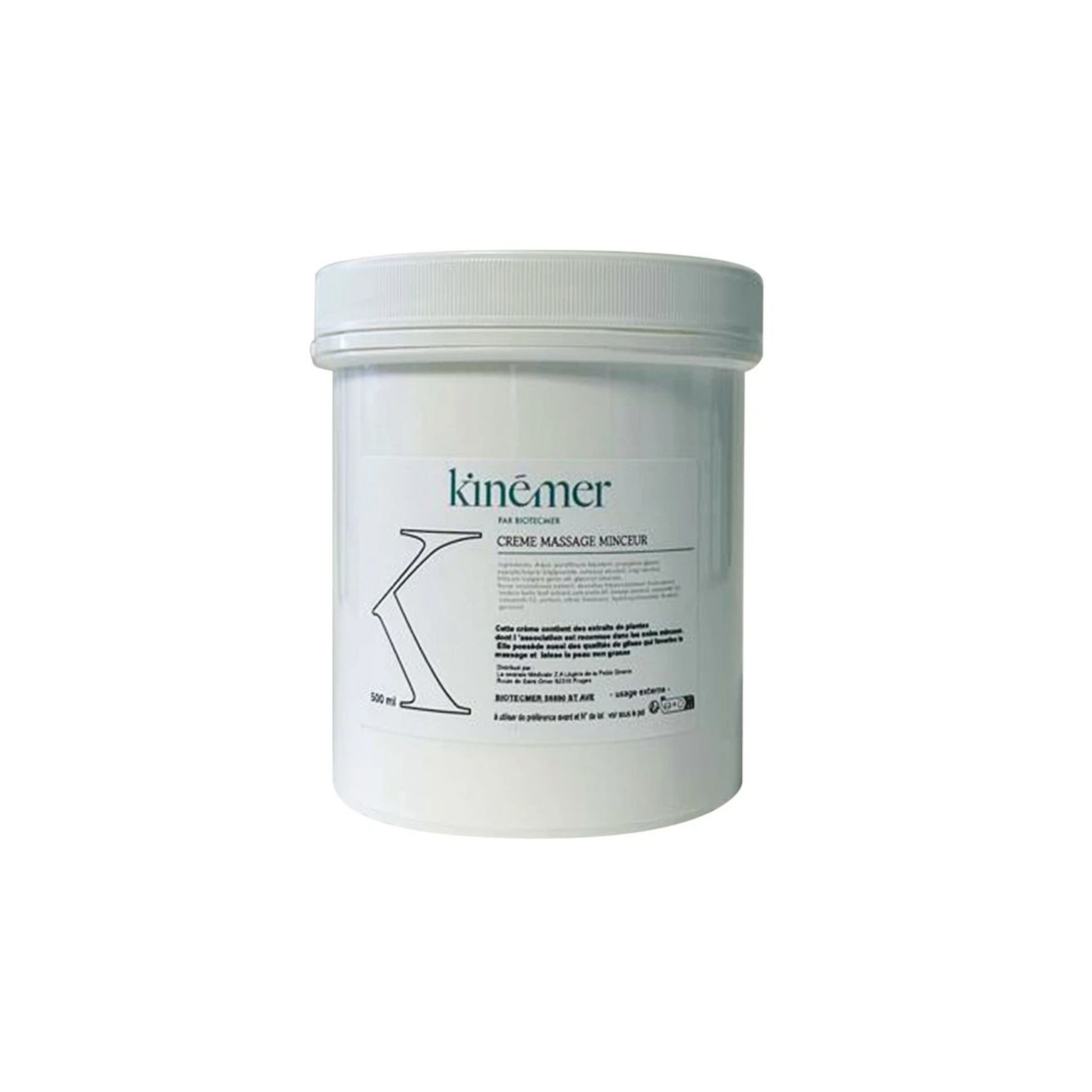 Crème de massage minceur - 500 ml - Kinémer - BIOTECMER - My Médical