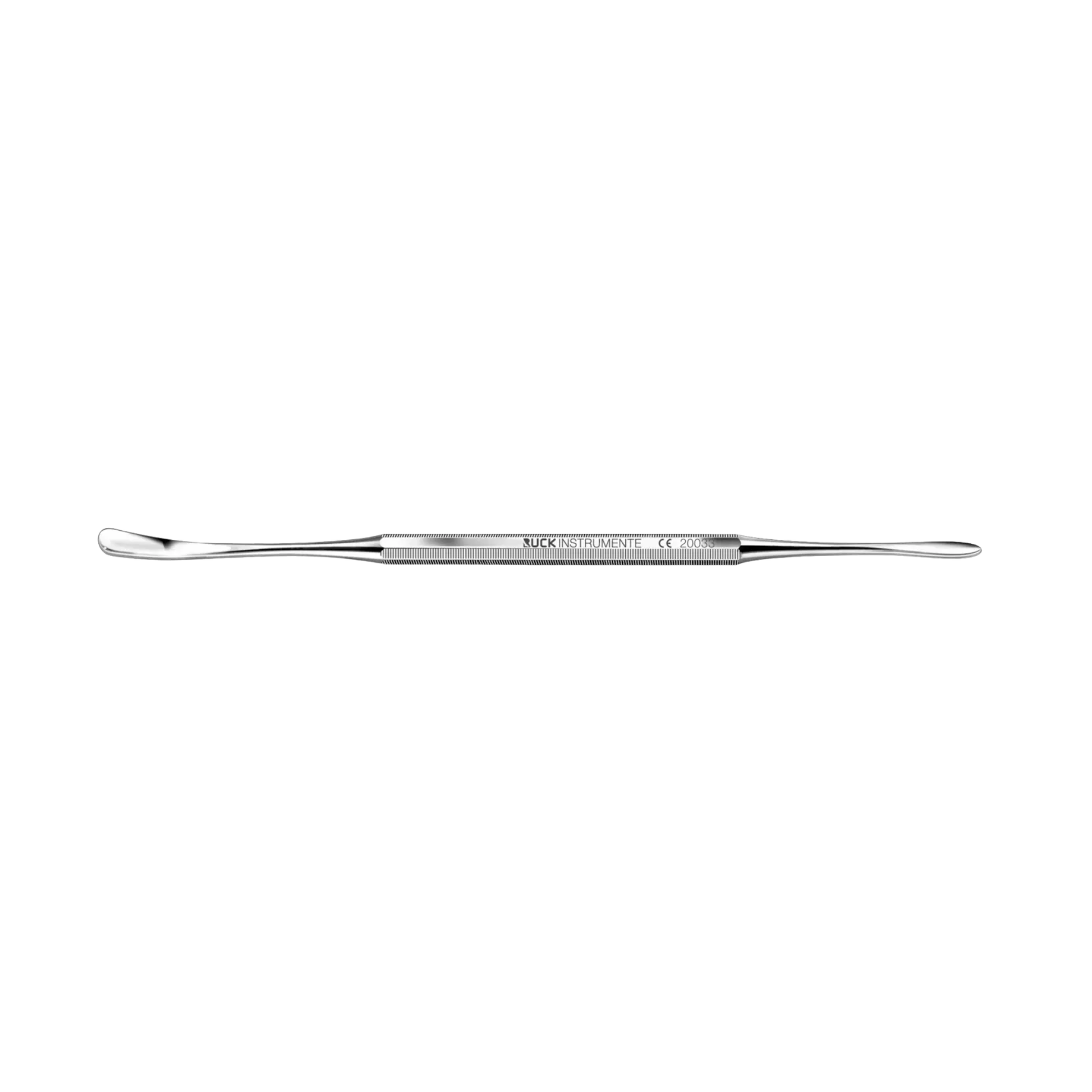 Curette double arrondi/tronqué - 16 cm - Ruck - My Médical