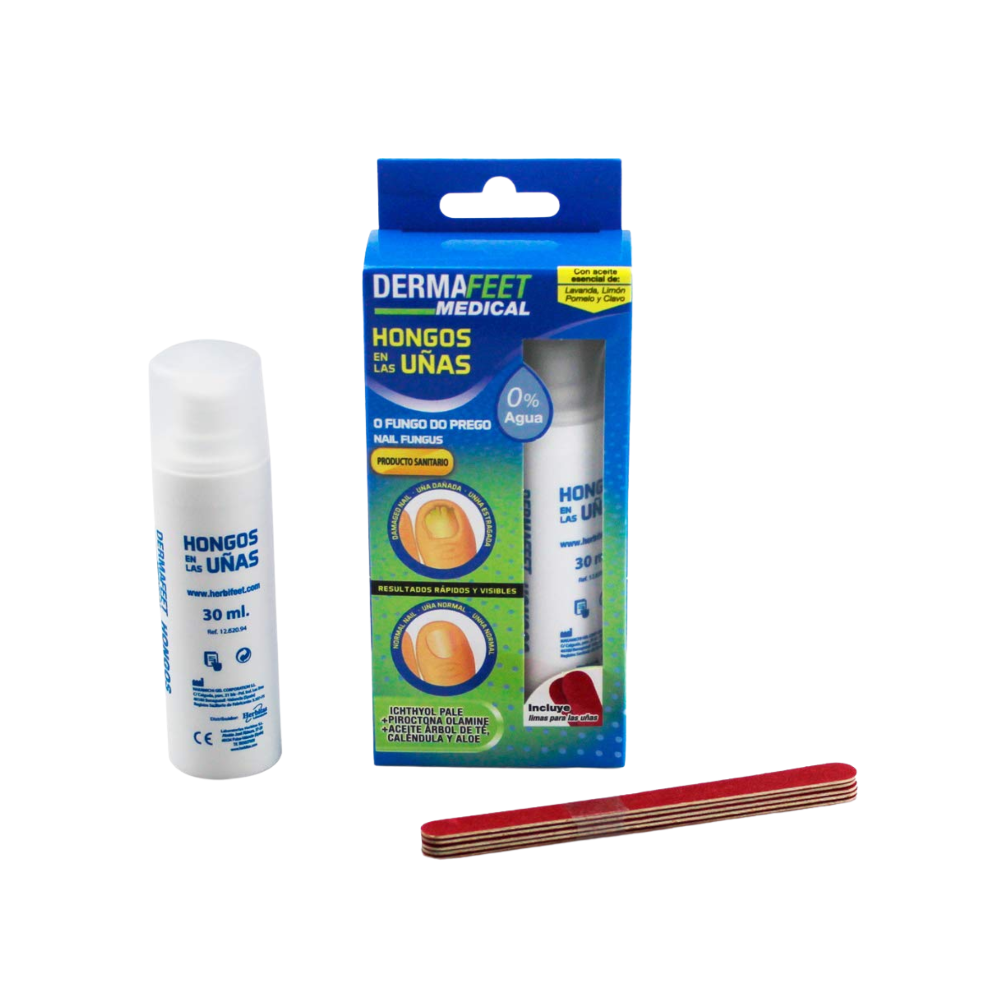 Dermafeet - Strong oil faded or yellow nails - 30 ml - DermaFeet