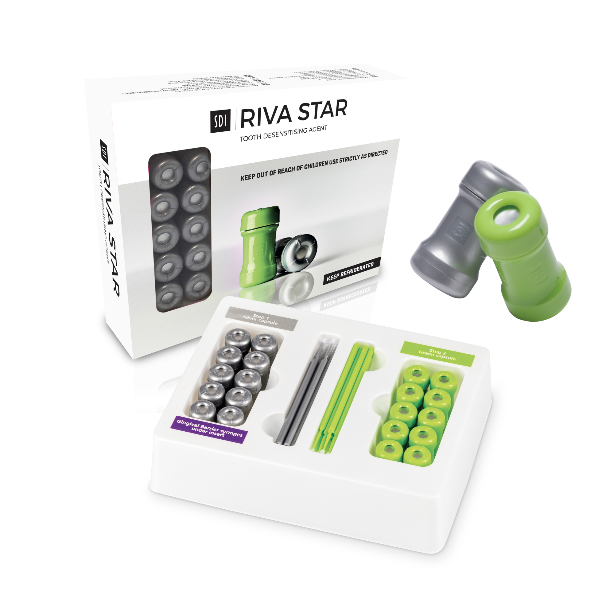 Désensibilisant dentaire Riva Star - flacons/kit capsules - SDI - My Médical