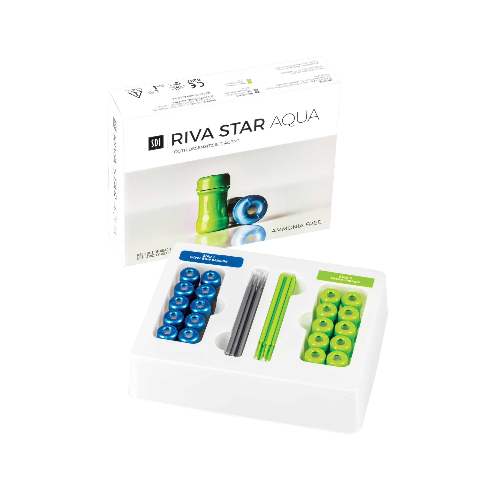 Désensibilisant dentaire Riva Star Aqua - flacons/kit capsules - SDI - My Médical