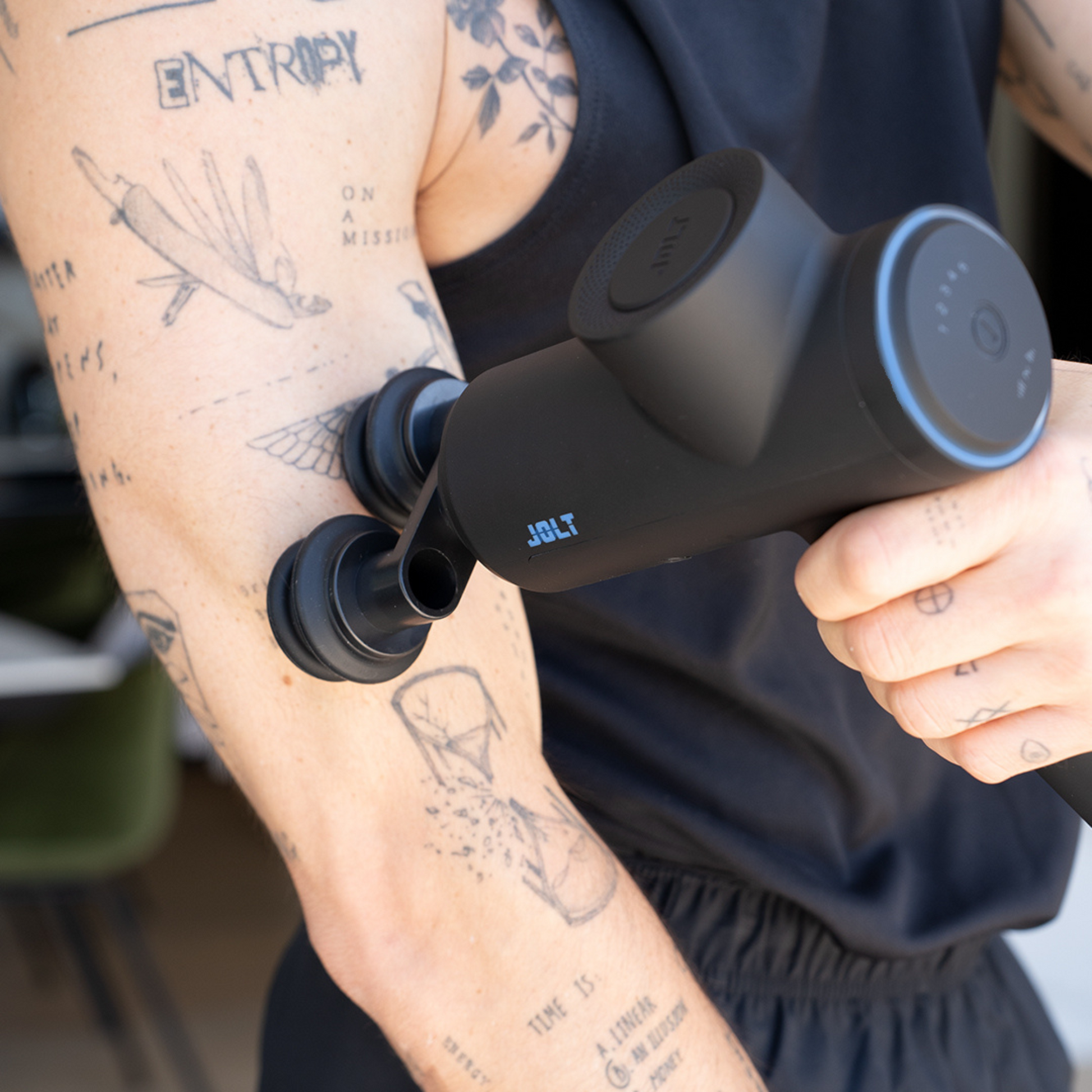 Double tête pour pistolet de massage - Jolt Double Head - My Médical