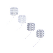 Dura-stick® Wire Electrodes - 10 Packs of 4 - Compex® Chattanooga®