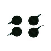 Électrodes de carbone noir - 6 x 8 cm - 4 ou 40 électrodes - Chattanooga® - My Médical