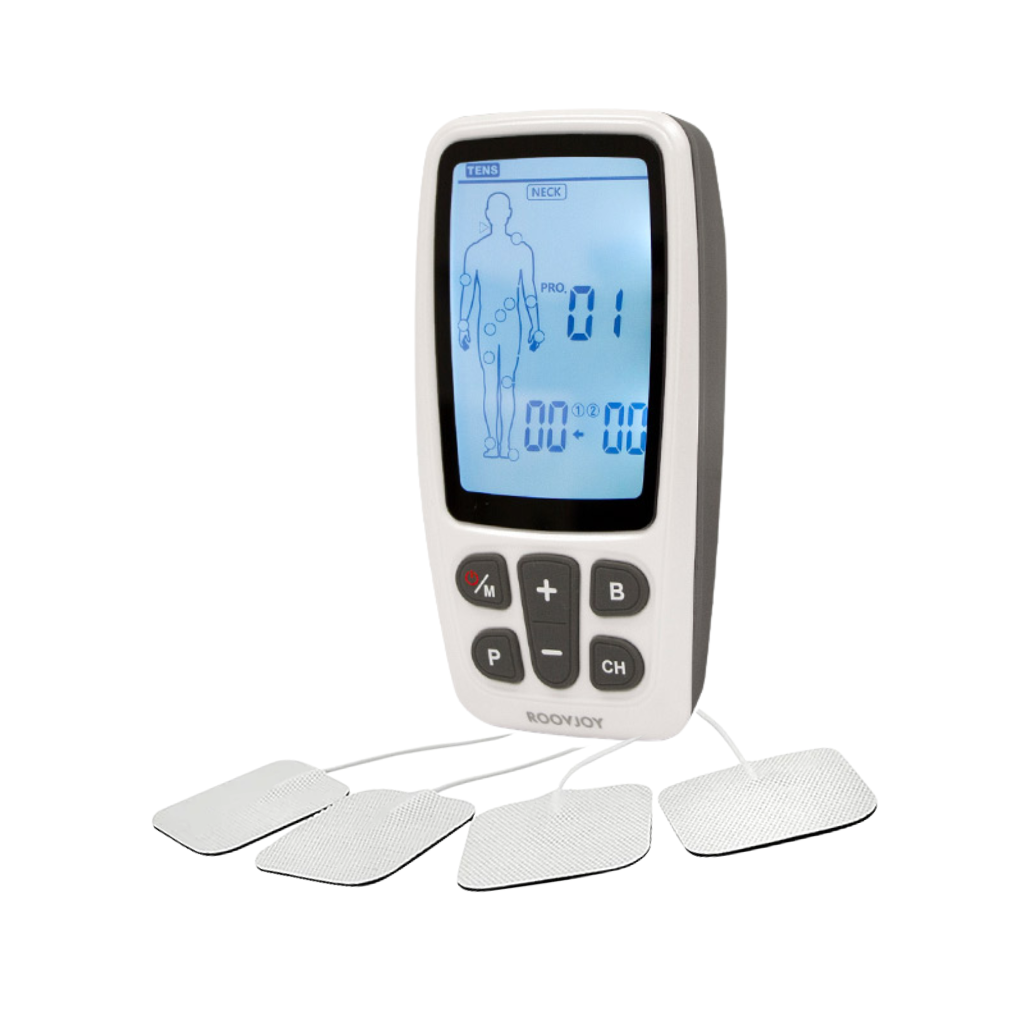 Électrostimulateur - Tens/Ems/Massage - 2 canaux - 60 programmes
