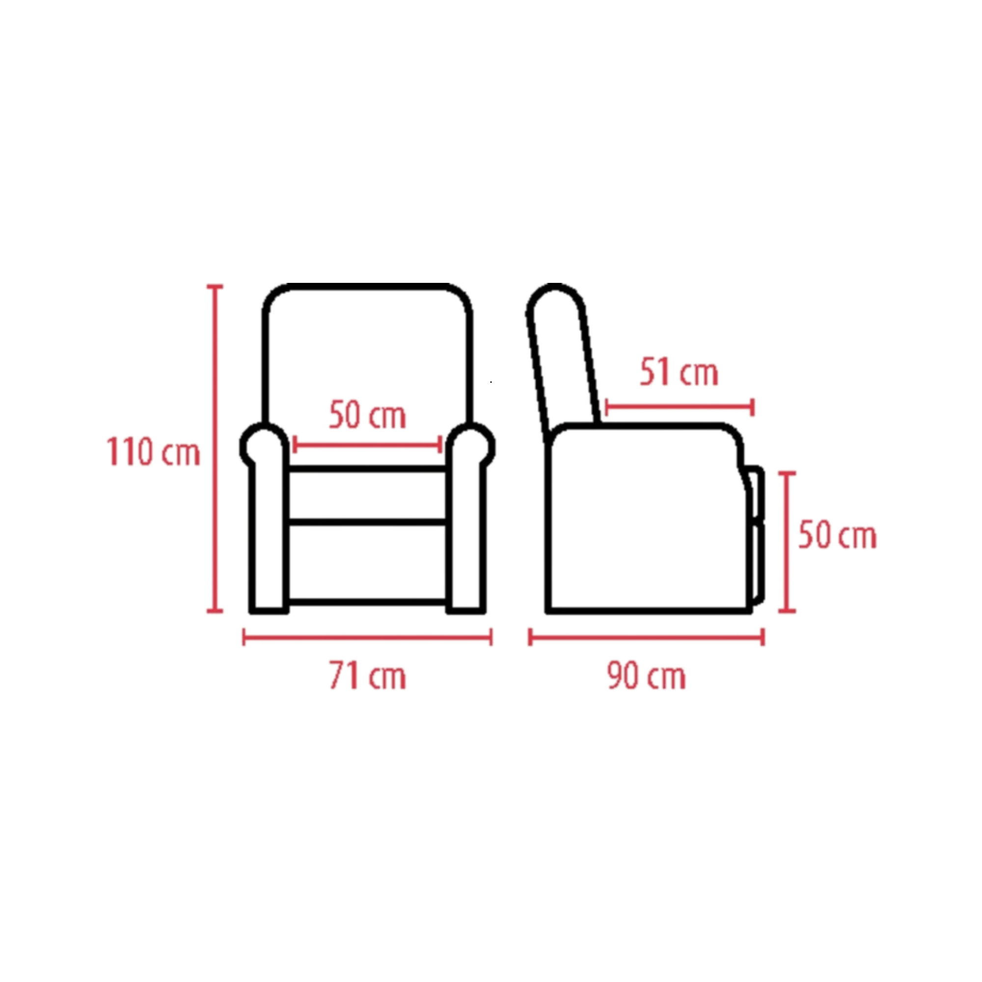 Fauteuil Releveur OREL - 1 Moteur - Plusieurs coloris - My Medical - My Médical
