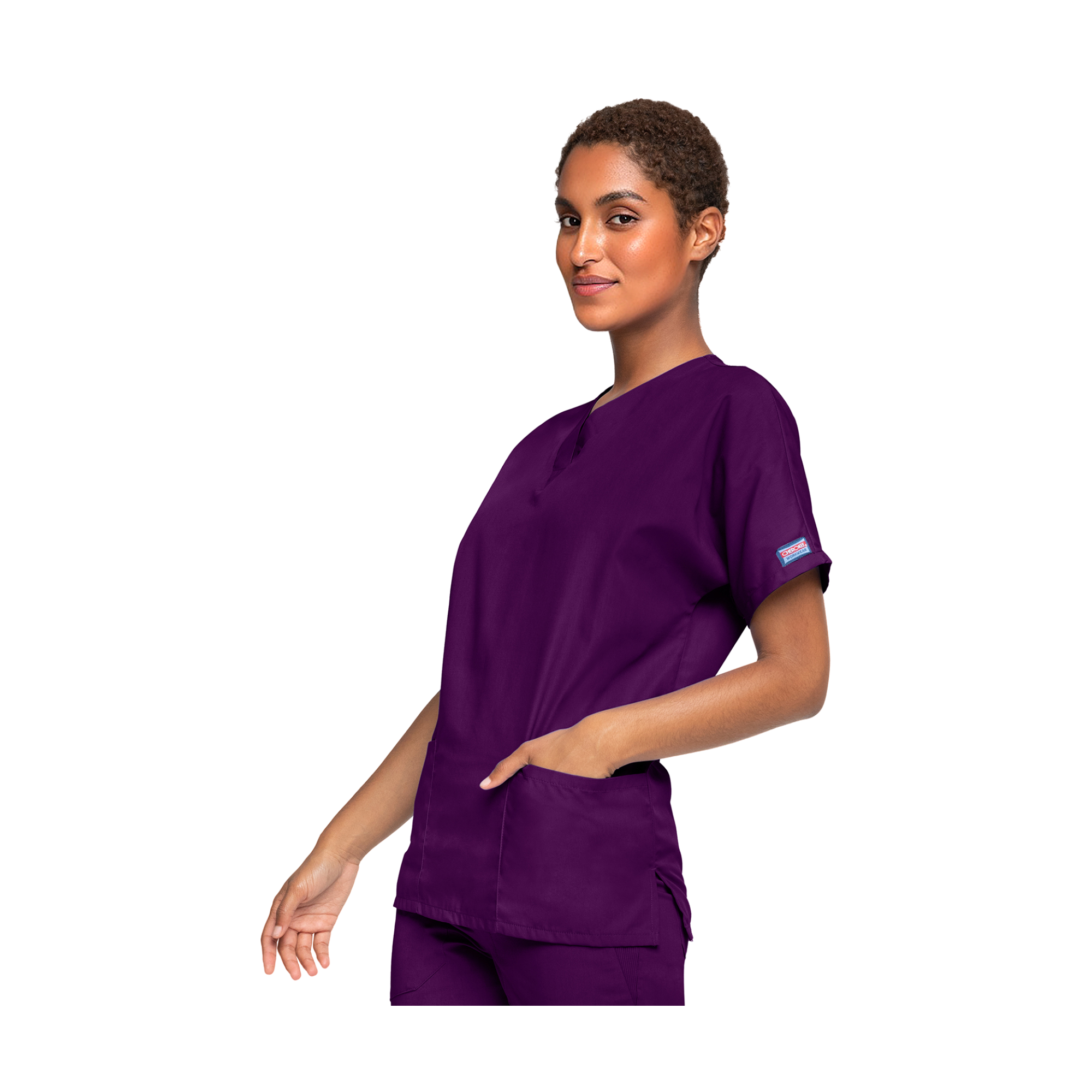 Guéthary - Medical tunic - V-neck - Short sleeves - Women - Cherokee - Color 2