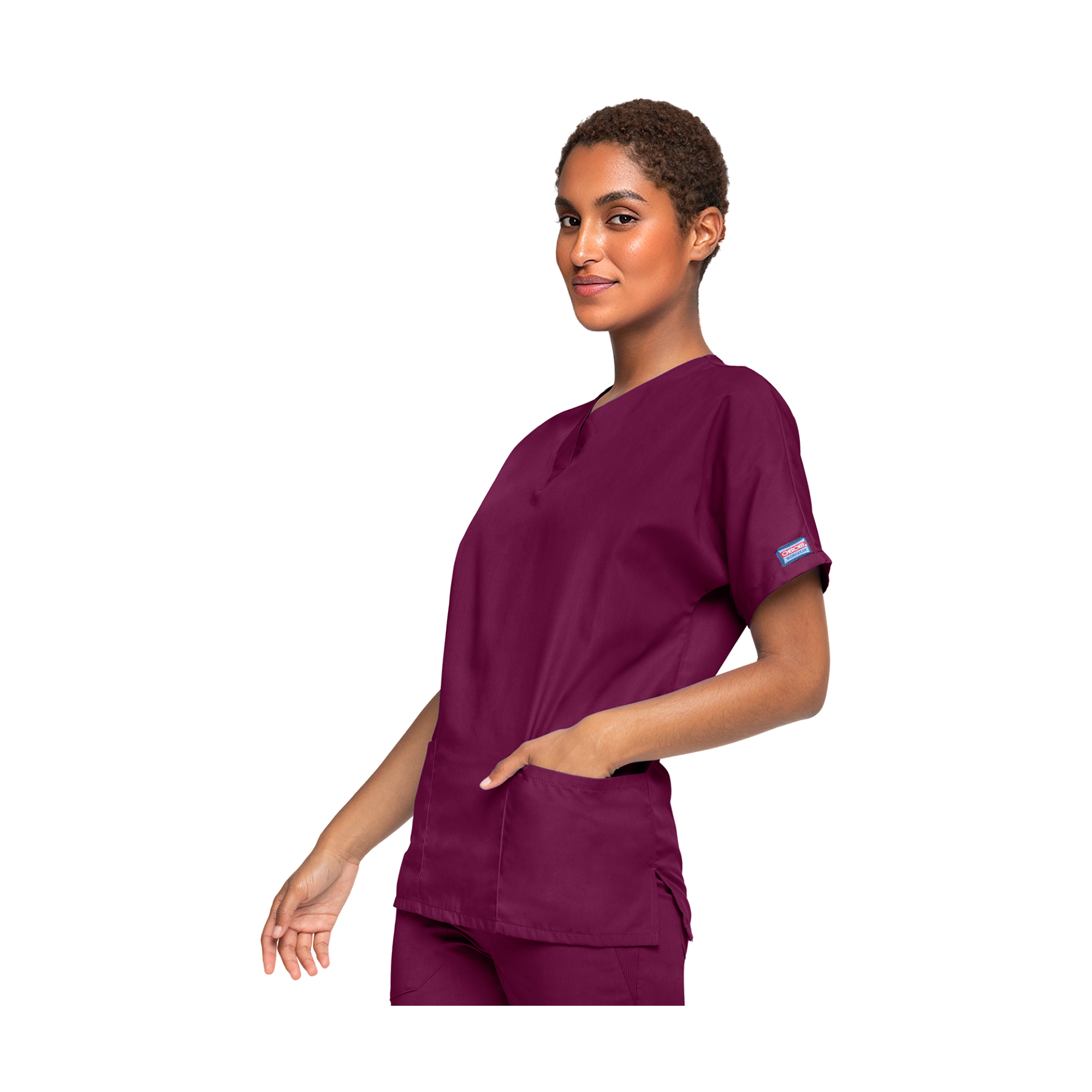 Guéthary - Medical tunic - V-neck - Short sleeves - Women - Cherokee - Color 2