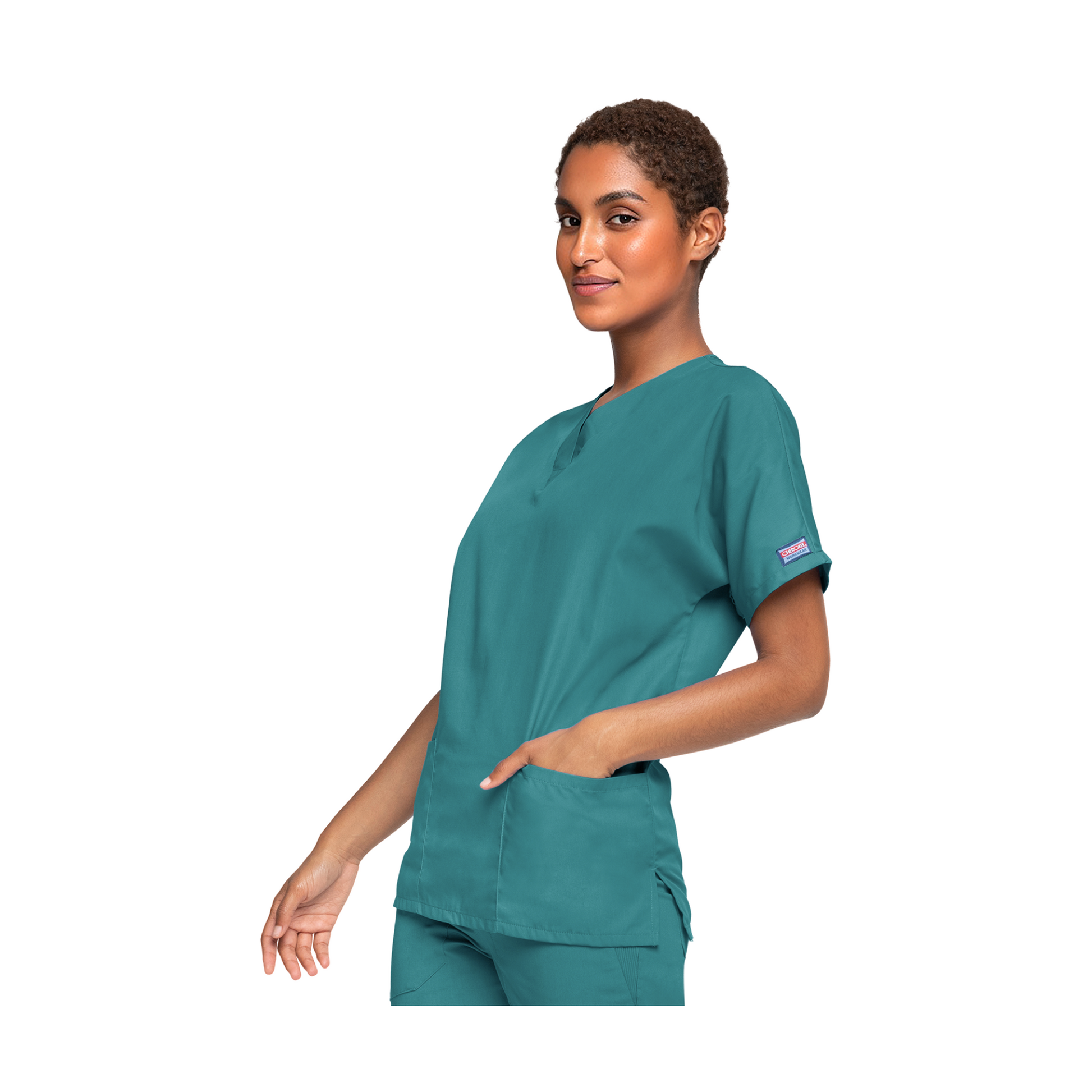 Guéthary - Tunique médicale - Col V - Manches courtes - Femme - Cherokee - Couleur 1 - My Médical