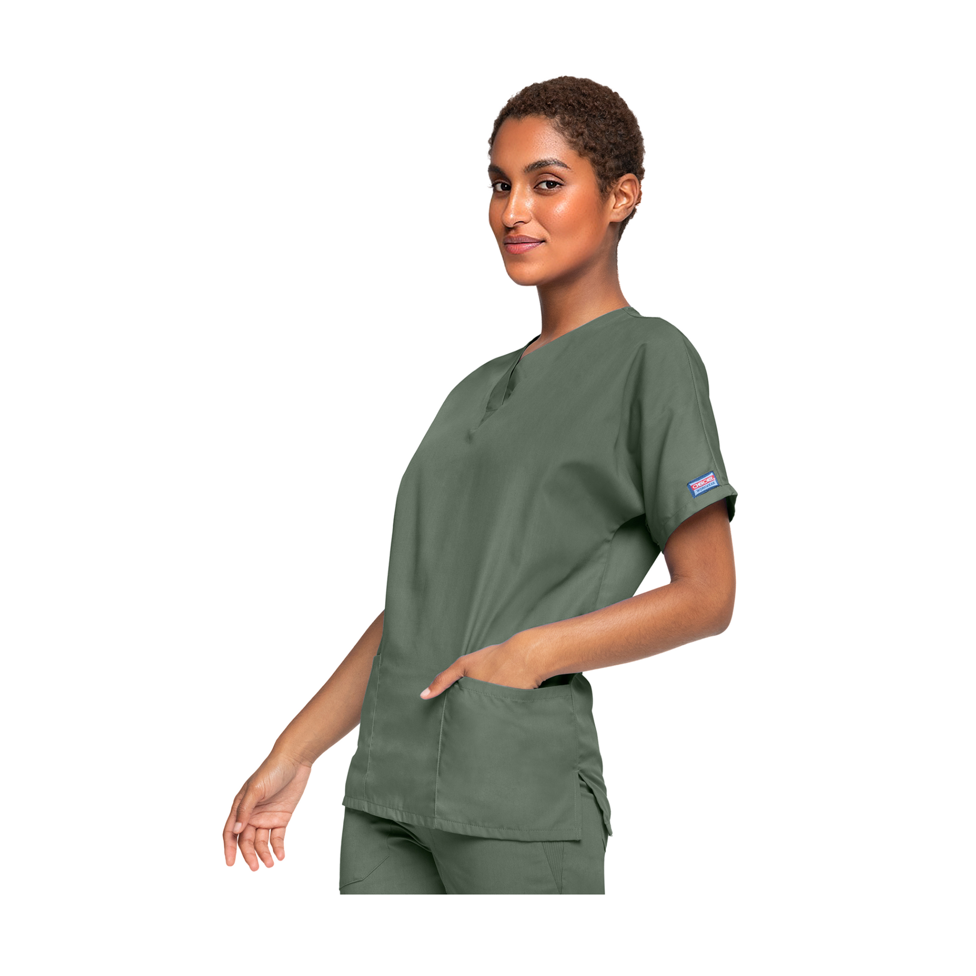 Guéthary - Tunique médicale - Col V - Manches courtes - Femme - Cherokee - Couleur 1 - My Médical