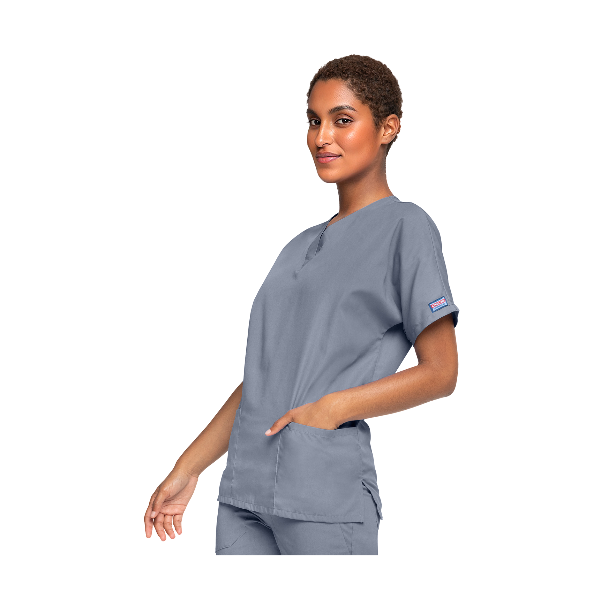 Guéthary - Medical tunic - V-neck - Short sleeves - Women - Cherokee - Color 2