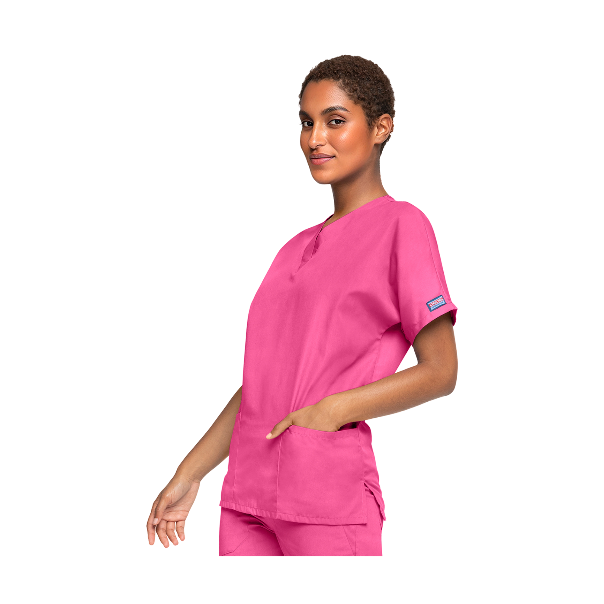 Guéthary - Medical tunic - V-neck - Short sleeves - Women - Cherokee - Color 2