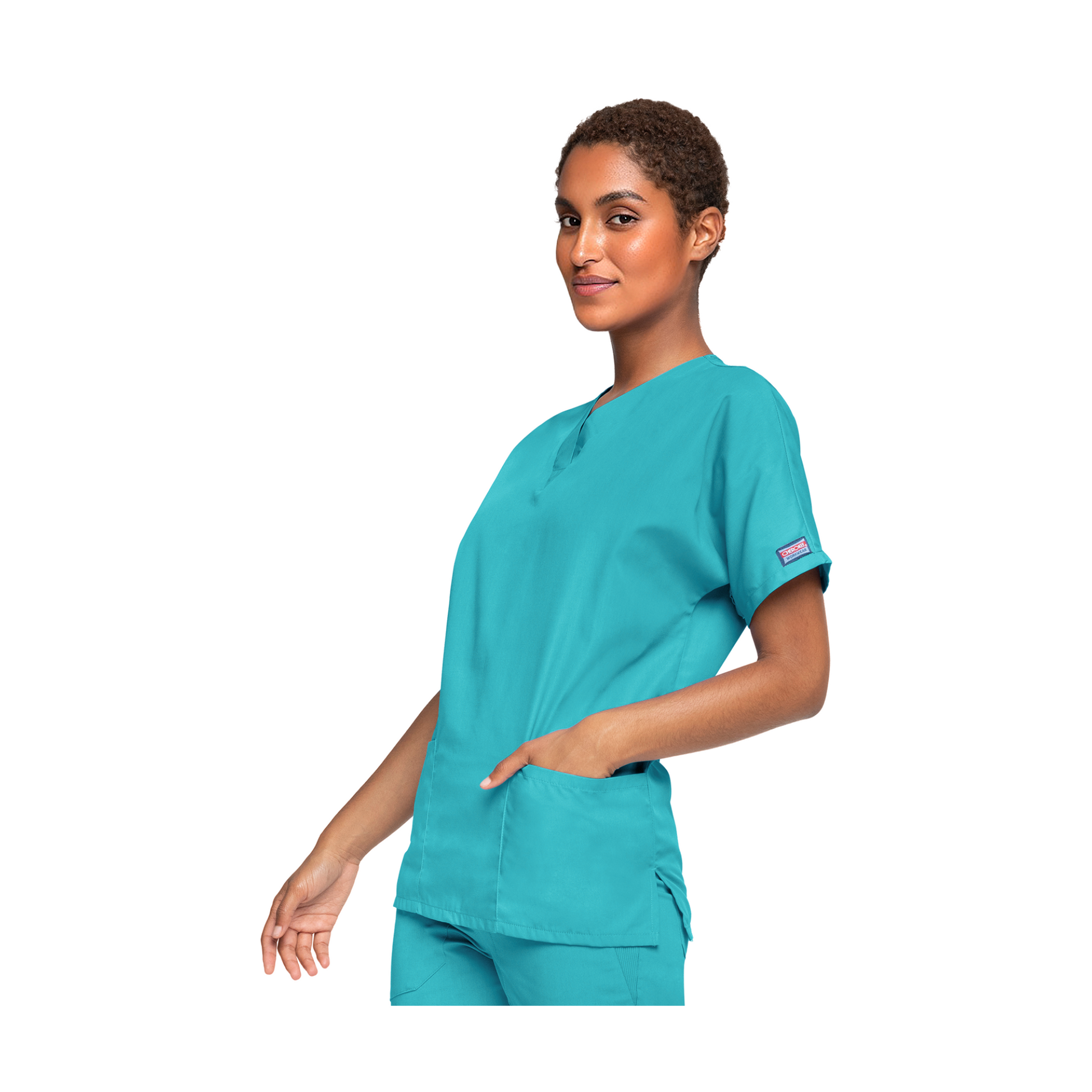 Guéthary - Tunique médicale - Col V - Manches courtes - Femme - Cherokee - Couleur 1 - My Médical