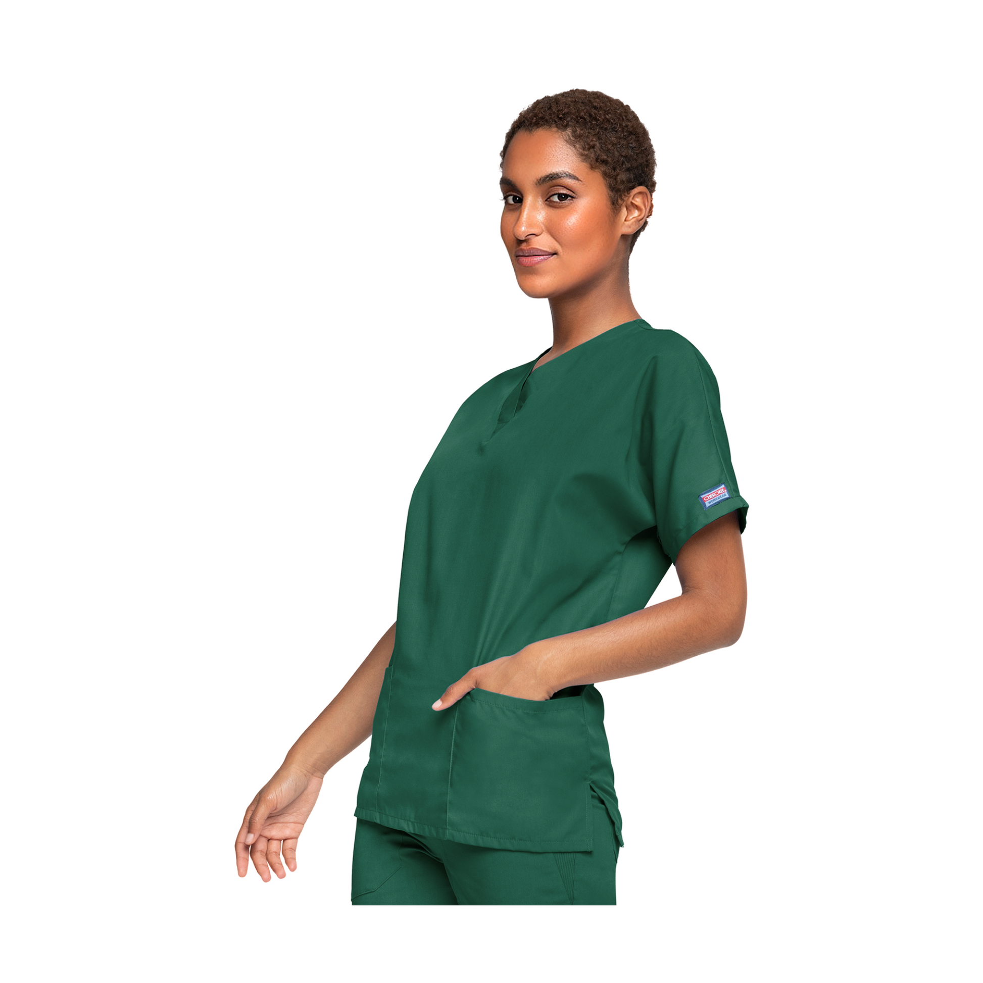 Guéthary - Tunique médicale - Col V - Manches courtes - Femme - Cherokee - Couleur 1 - My Médical