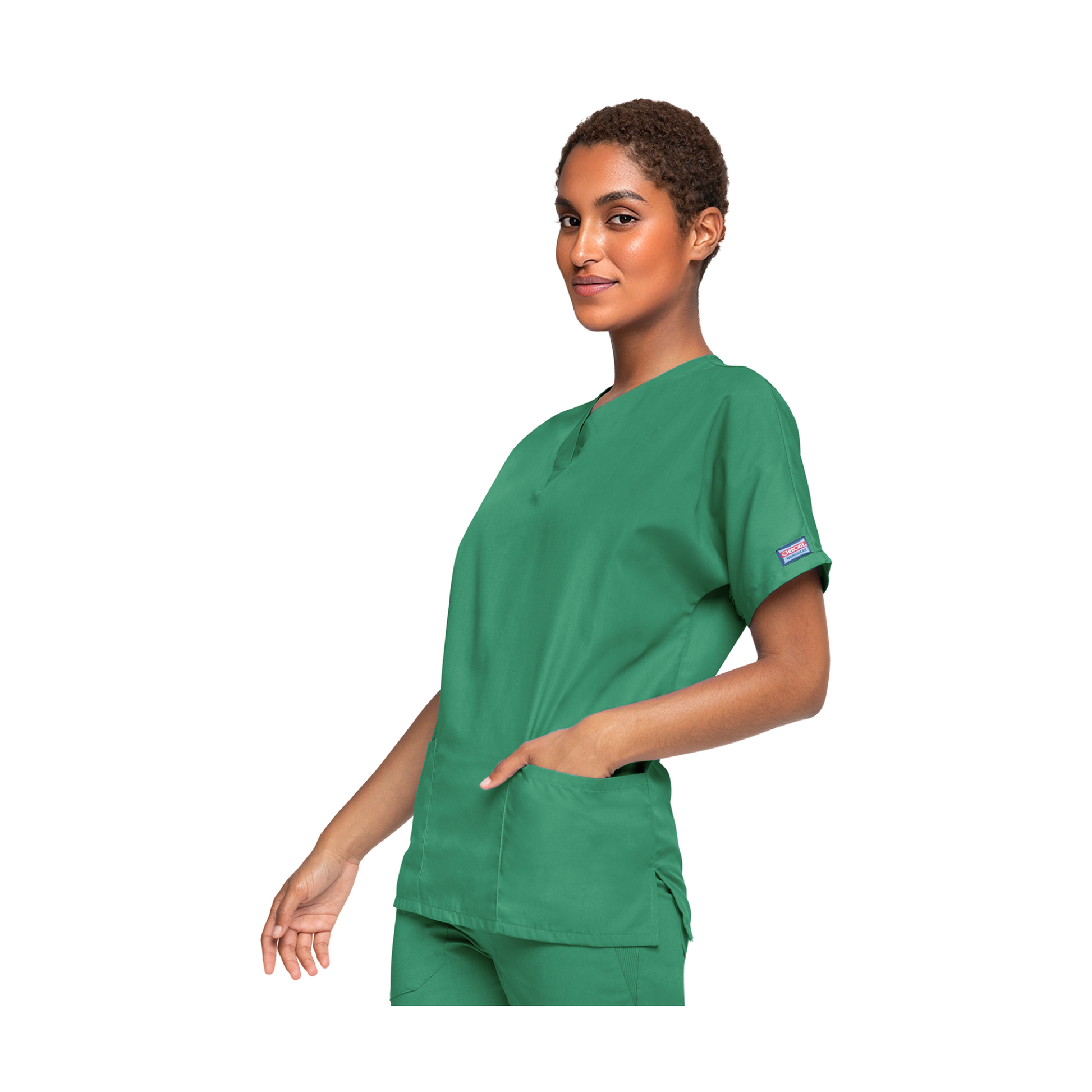 Guéthary - Tunique médicale - Col V - Manches courtes - Femme - Cherokee - Couleur 1 - My Médical