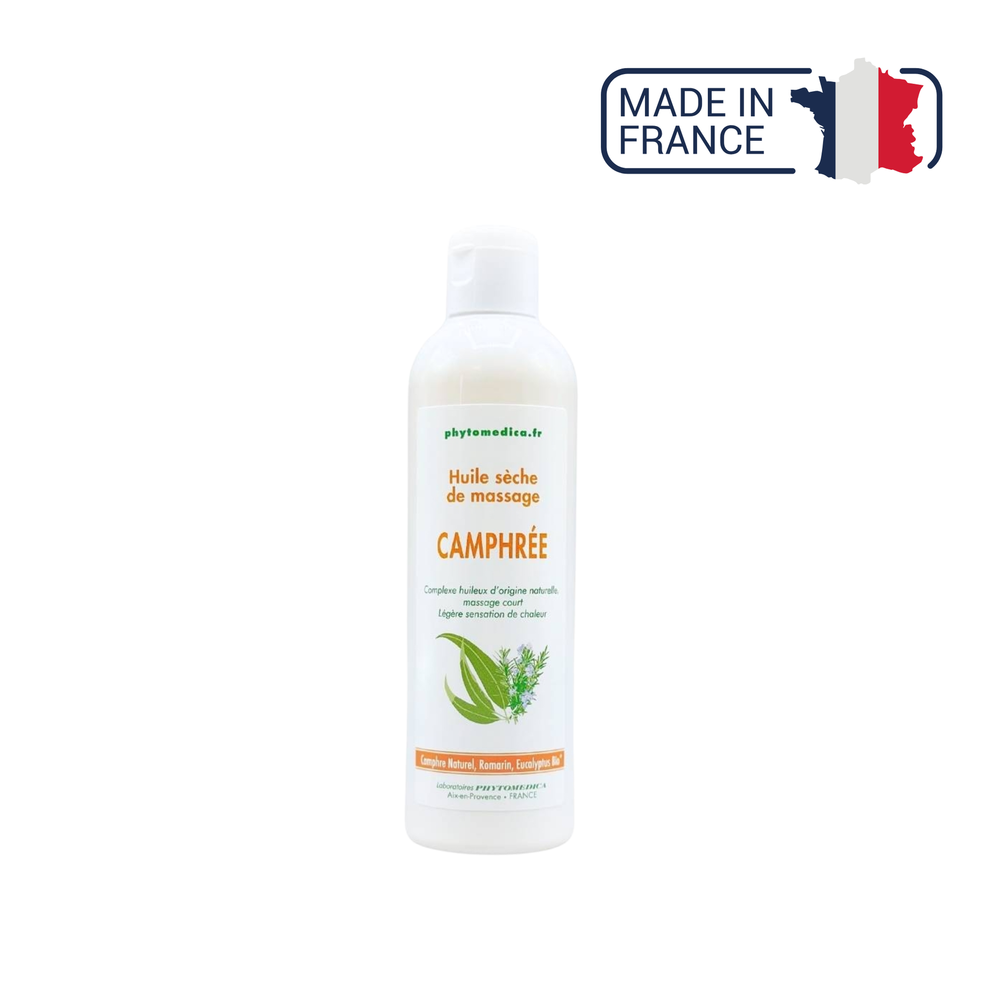 Huile sèche chauffante de Massage - Camphrée - deux contenances - Phytomedica Laboratoires Phytomedica 