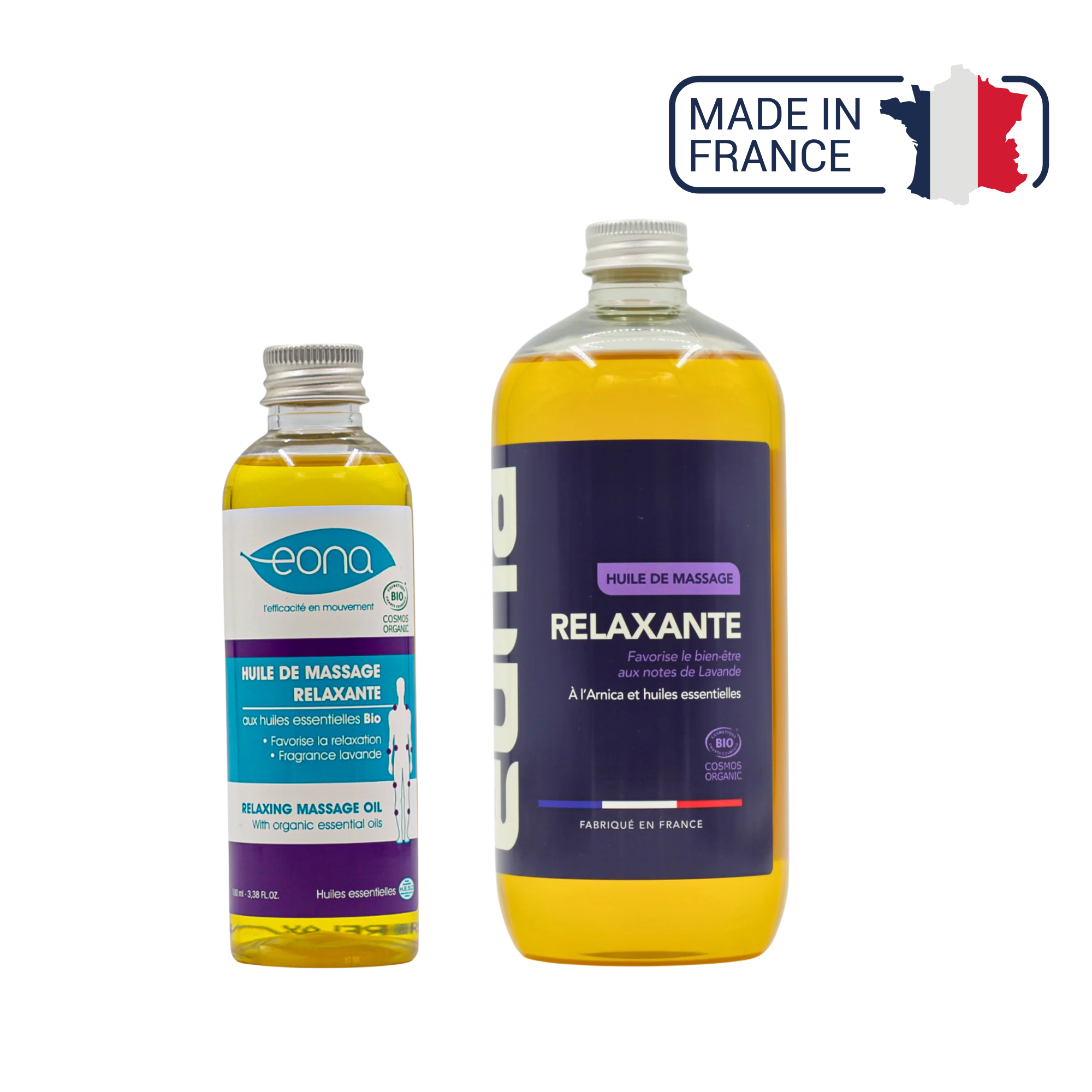 Massage oil - Relaxing - Organic - Eona