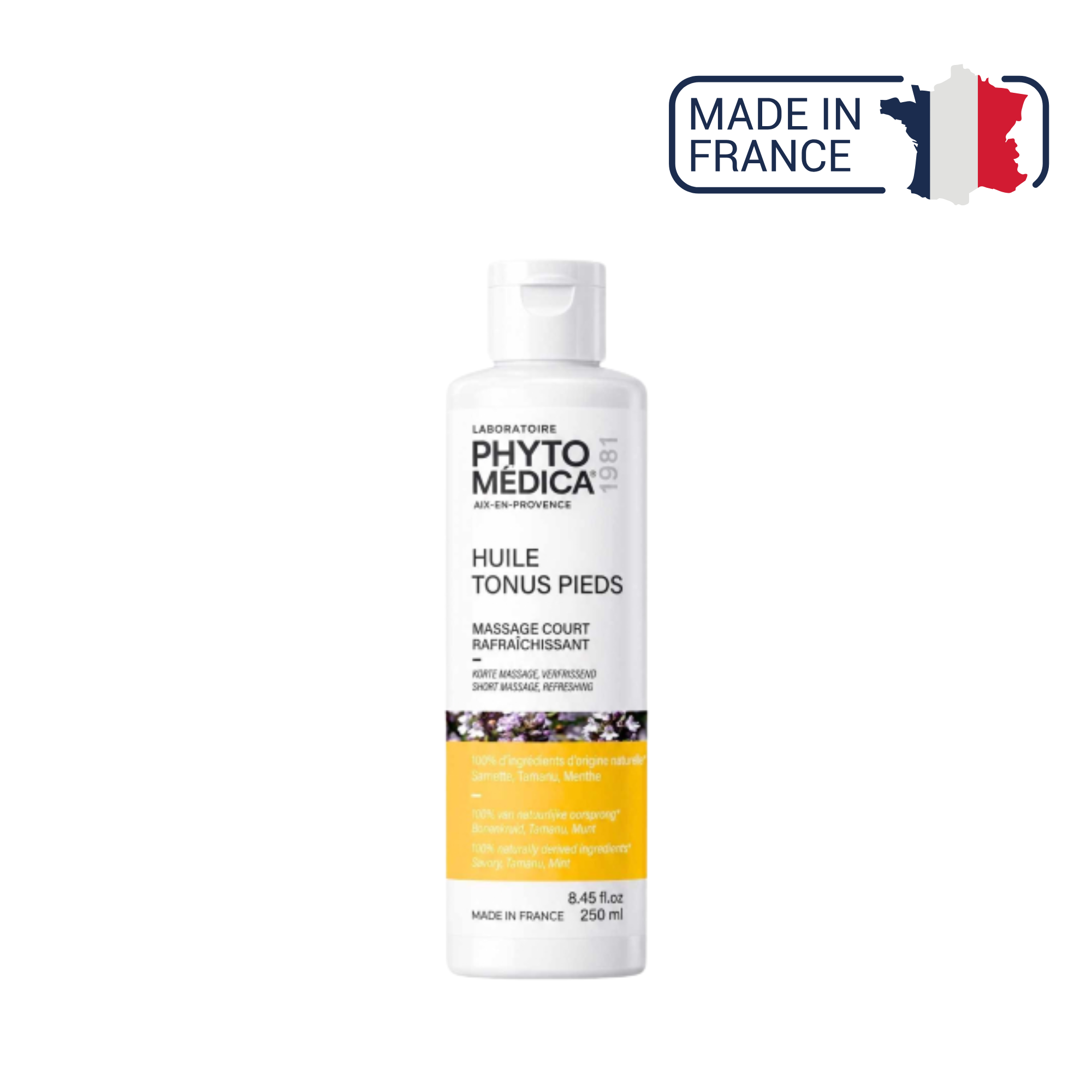 Huile sèche Tonus-pieds - 250 ml - Phytomedica