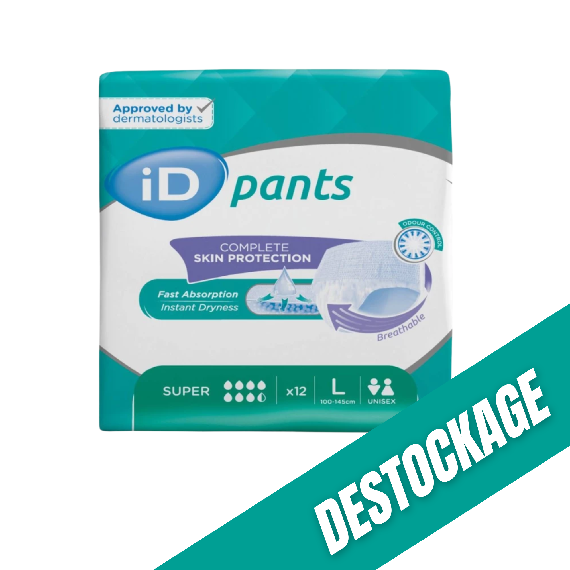 ID Pants - Slip Absorbants - Tailles & Absorptions Variées // Destockage