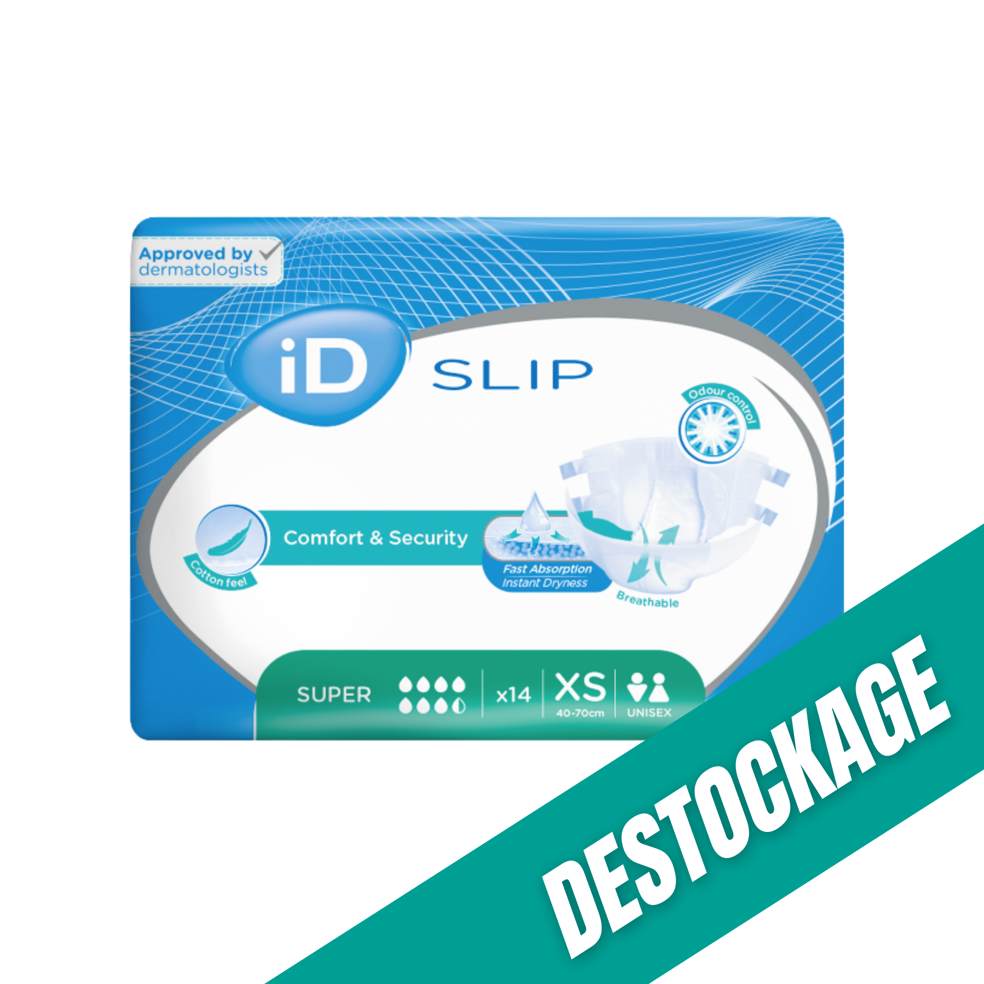 ID Slip - Couches adultes - Tailles & Absorptions Variées // Destockage