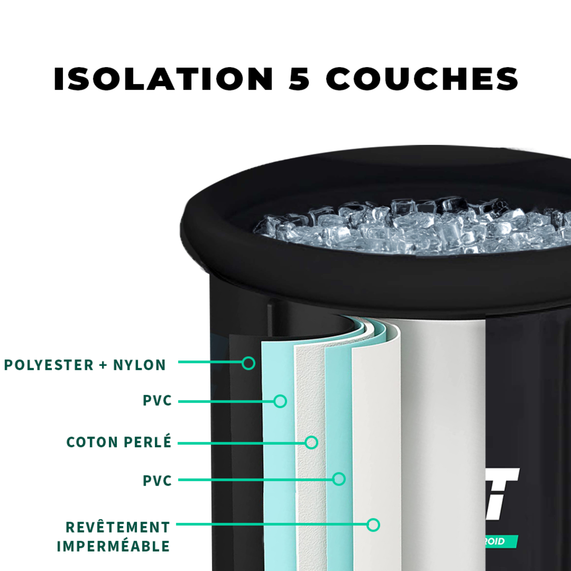 Ice Bath - Portable basin 320L - Jolt