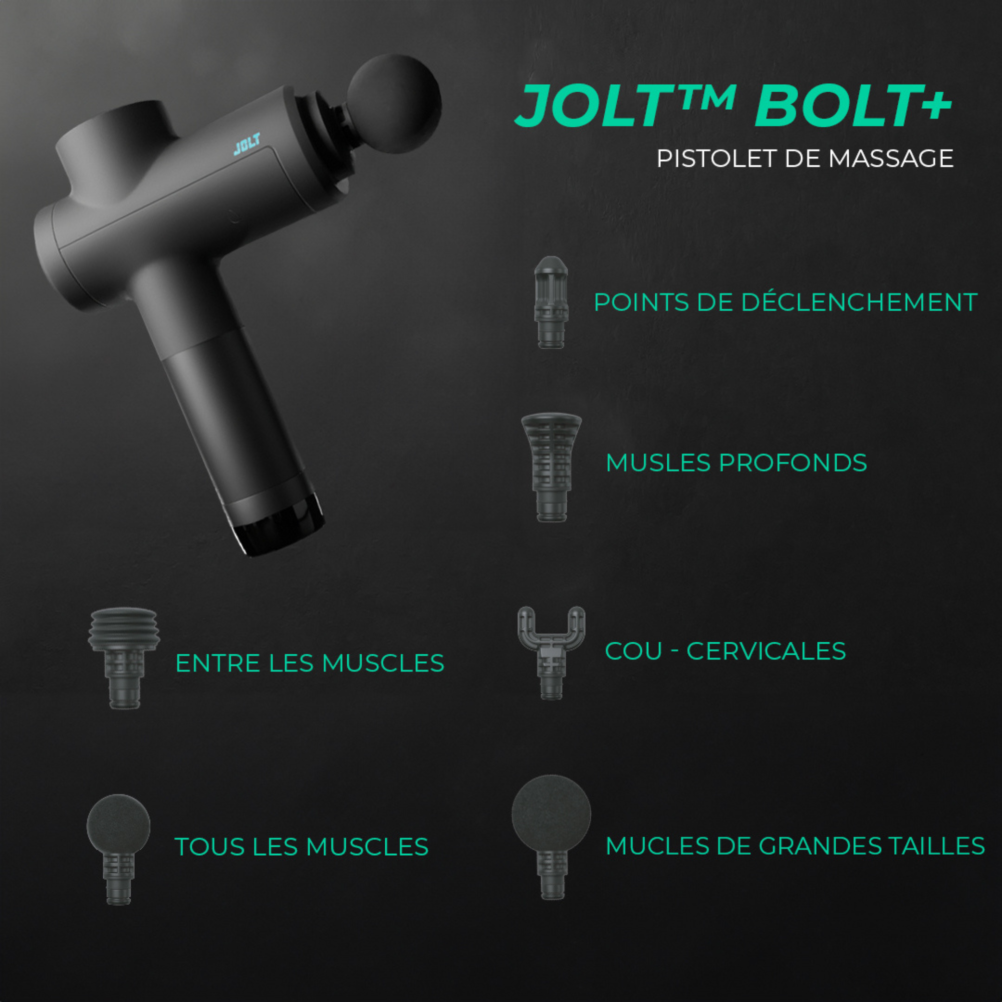 Jolt Bolt+ Massage gun - Jolt