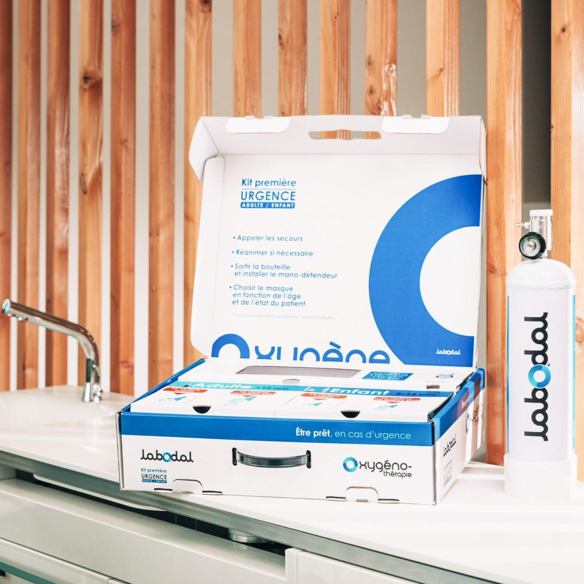 Kit d'oxygénothérapie de 1ère urgence - Labodal