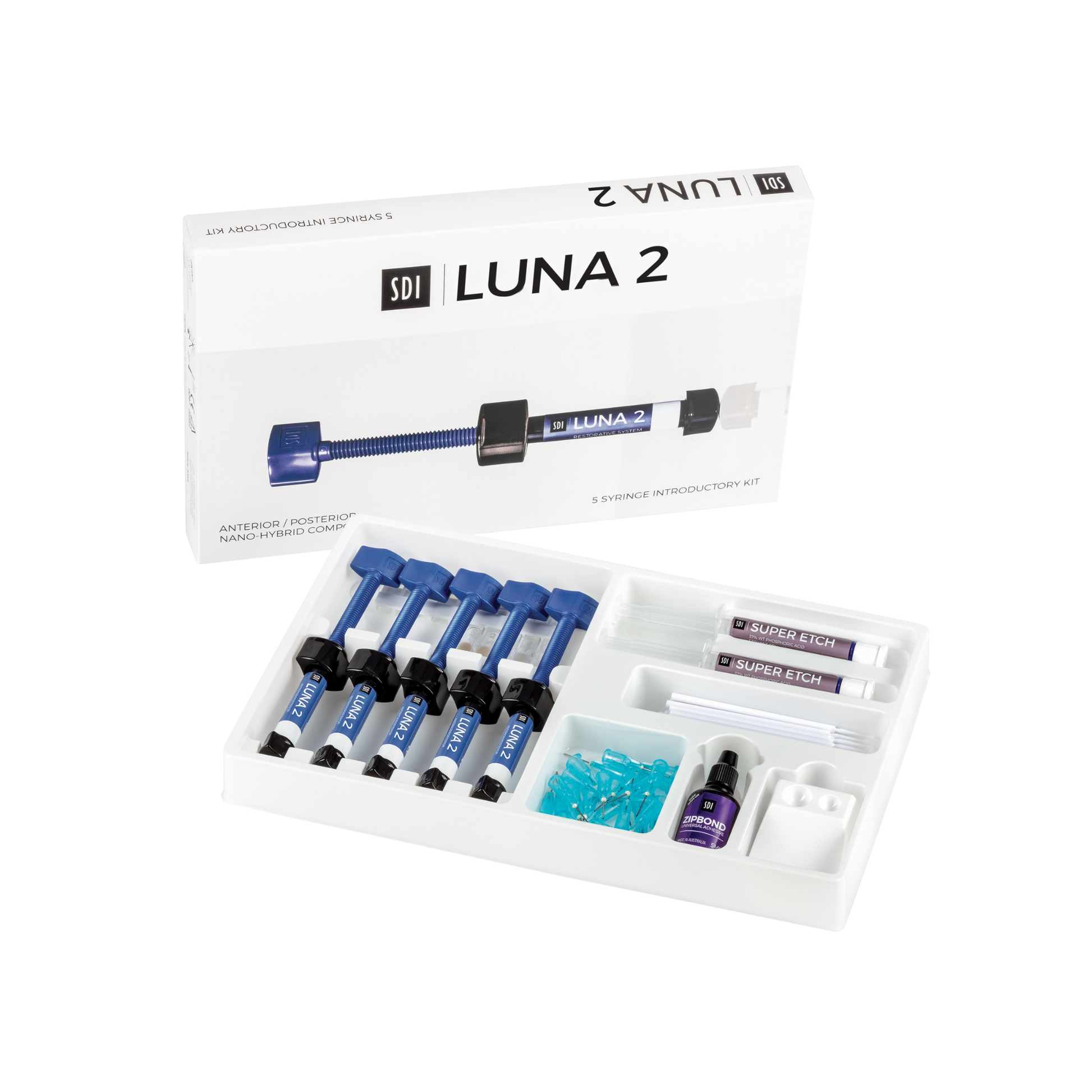 Kit intro Luna 2 - composite universel - 5 seringues 4 g - SDI - My Médical