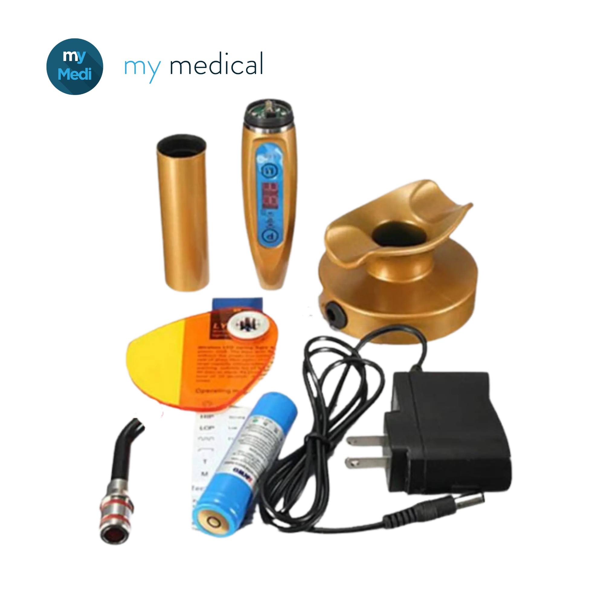 LED curing light - Wireless - 1500 mW / cm² - 6 colors available