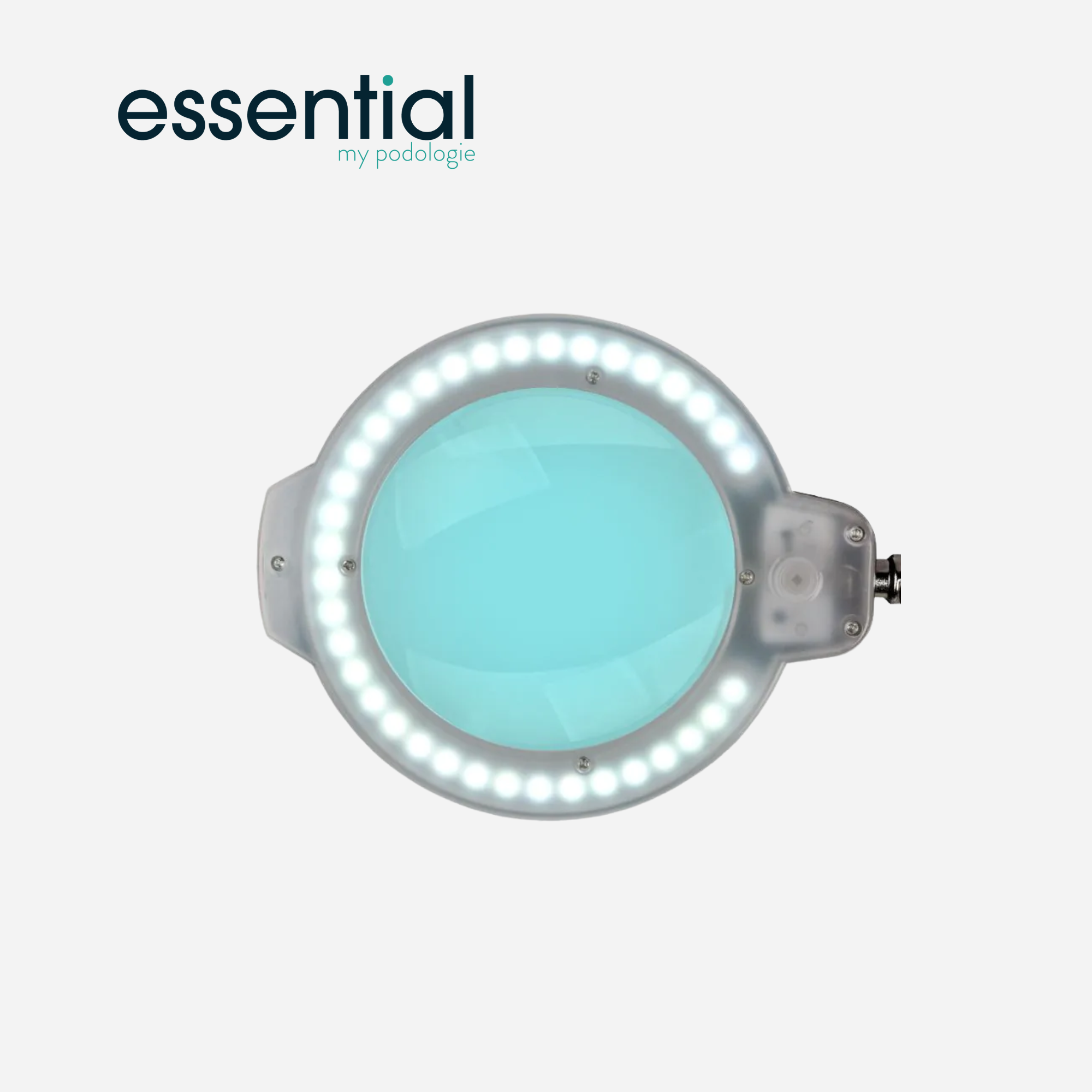 Lampe loupe articulée LED Moonlight 8013/6 pour table - Blanc ou Noir - Essential by My Podologie