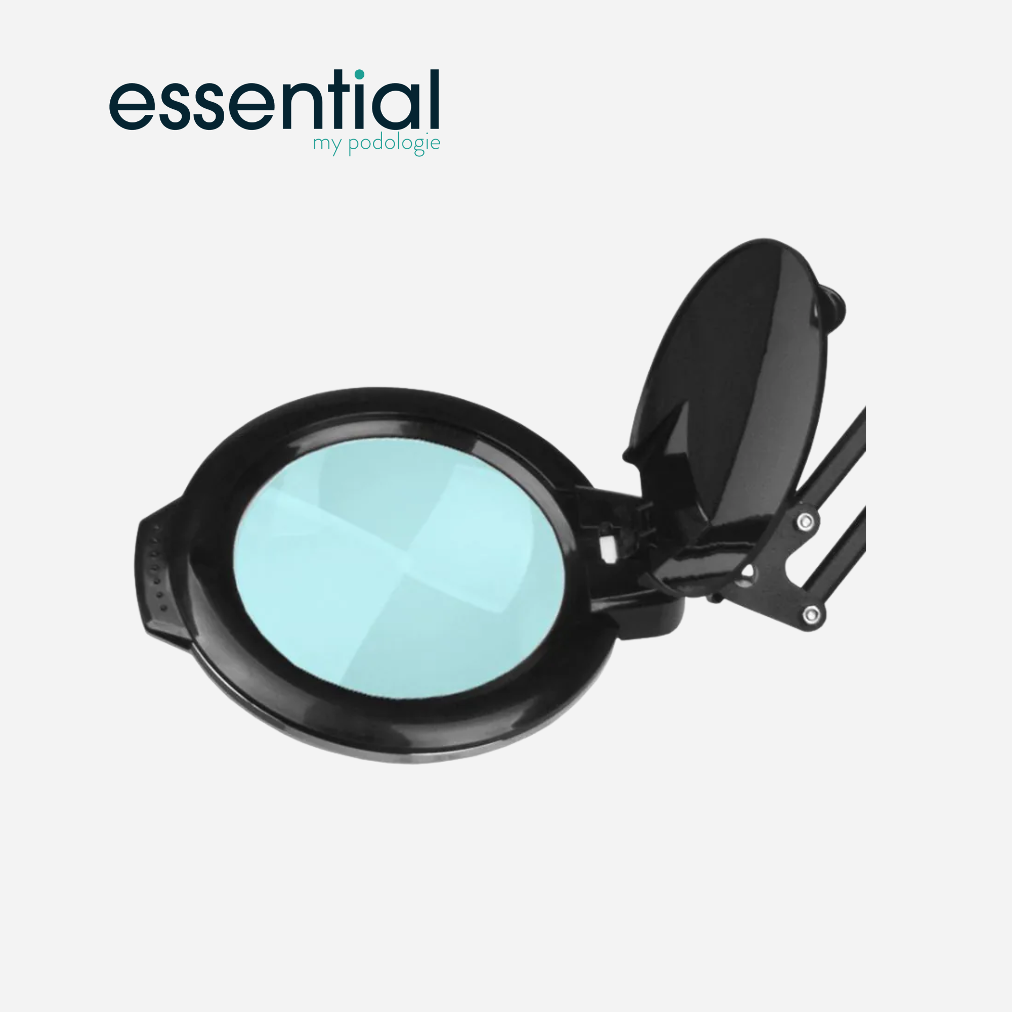 Lampe loupe articulée LED Moonlight 8013/6 pour table - Blanc ou Noir - Essential by My Podologie