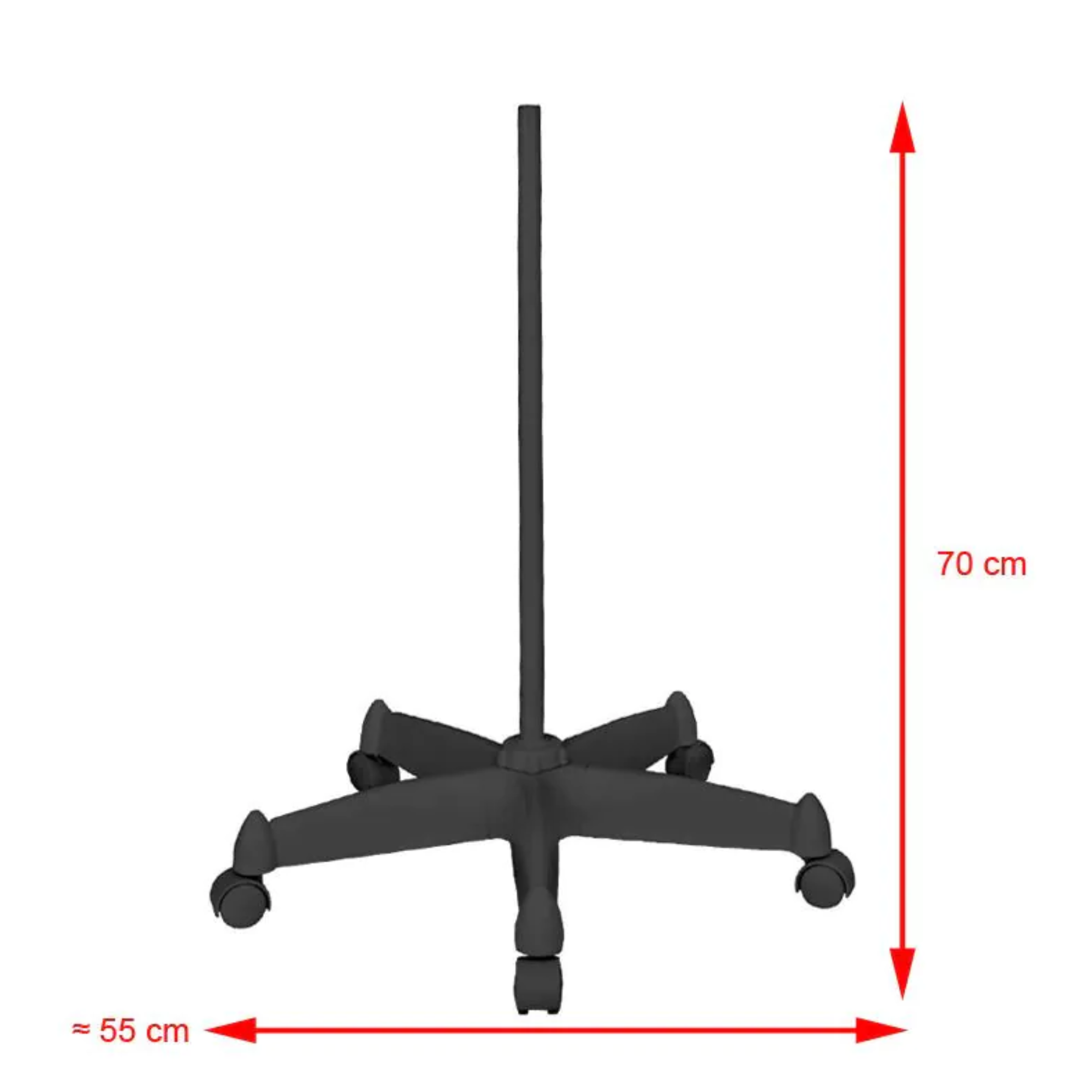 Trépied pour Lampe loupe Moonlight 8013/6 - Blanc ou Noir - Essential by My Podologie