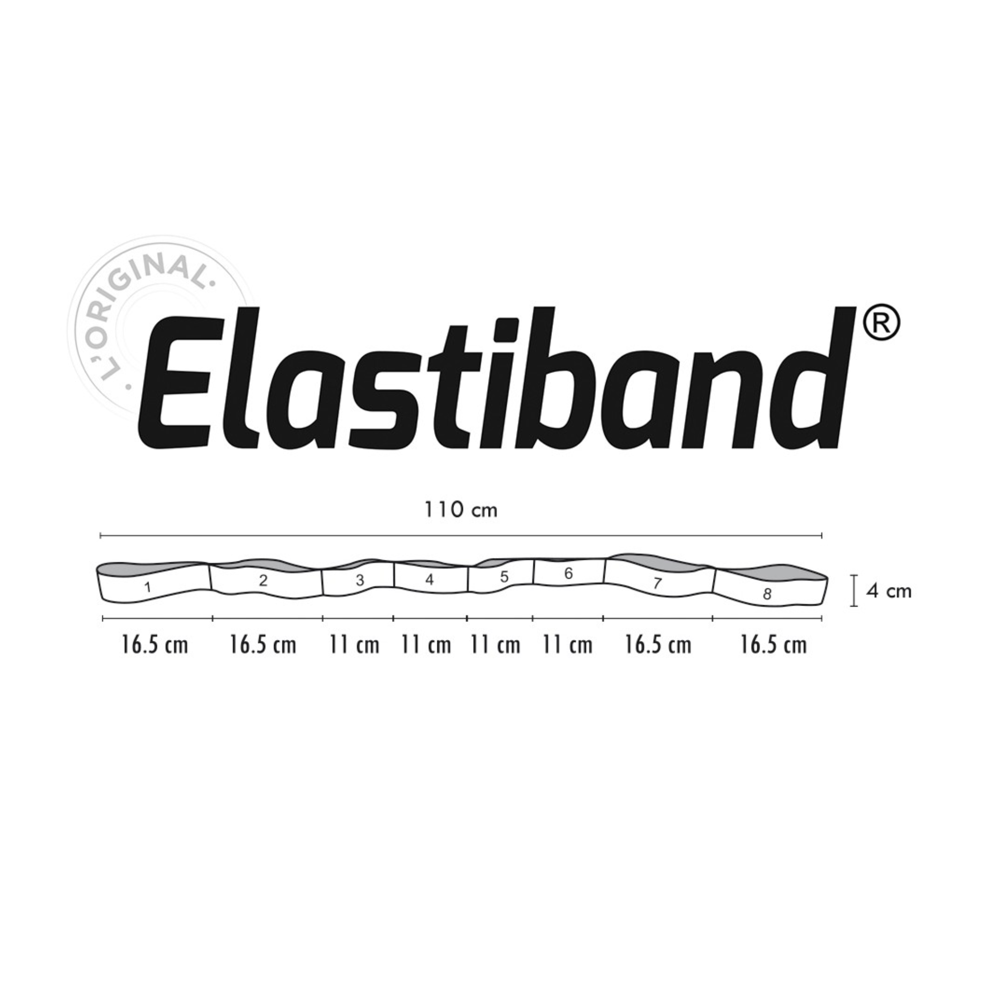 Maxi Elastiband® Red bulk 110 cm - 10 kg - Sveltus