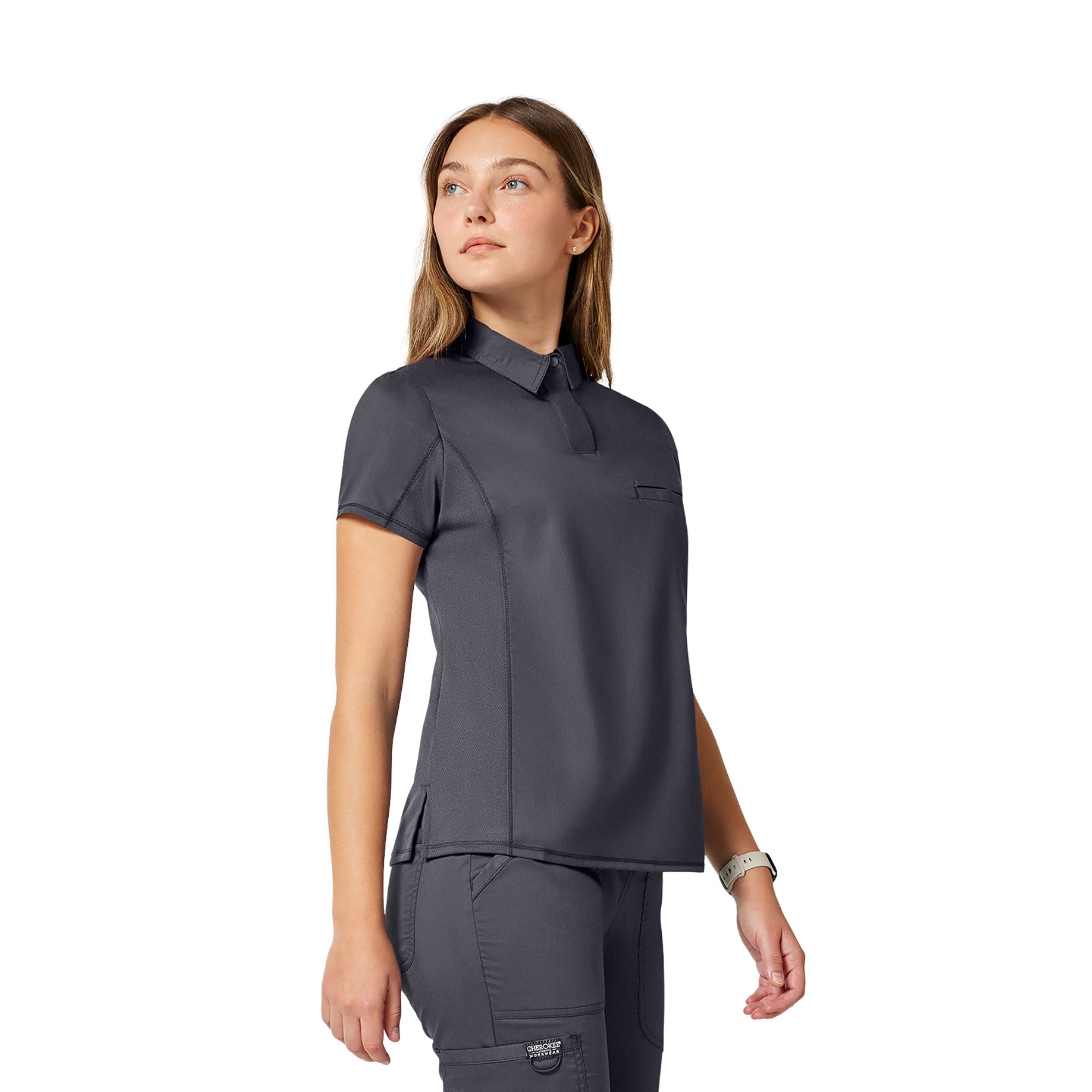 Messanges - Polo médical - 70 cm - Femme - Cherokee
